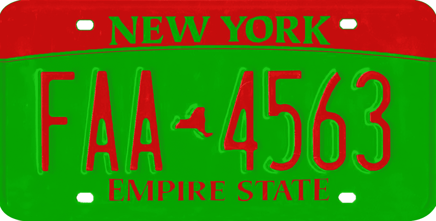 New York License Plate Wrap Kit | Empire State