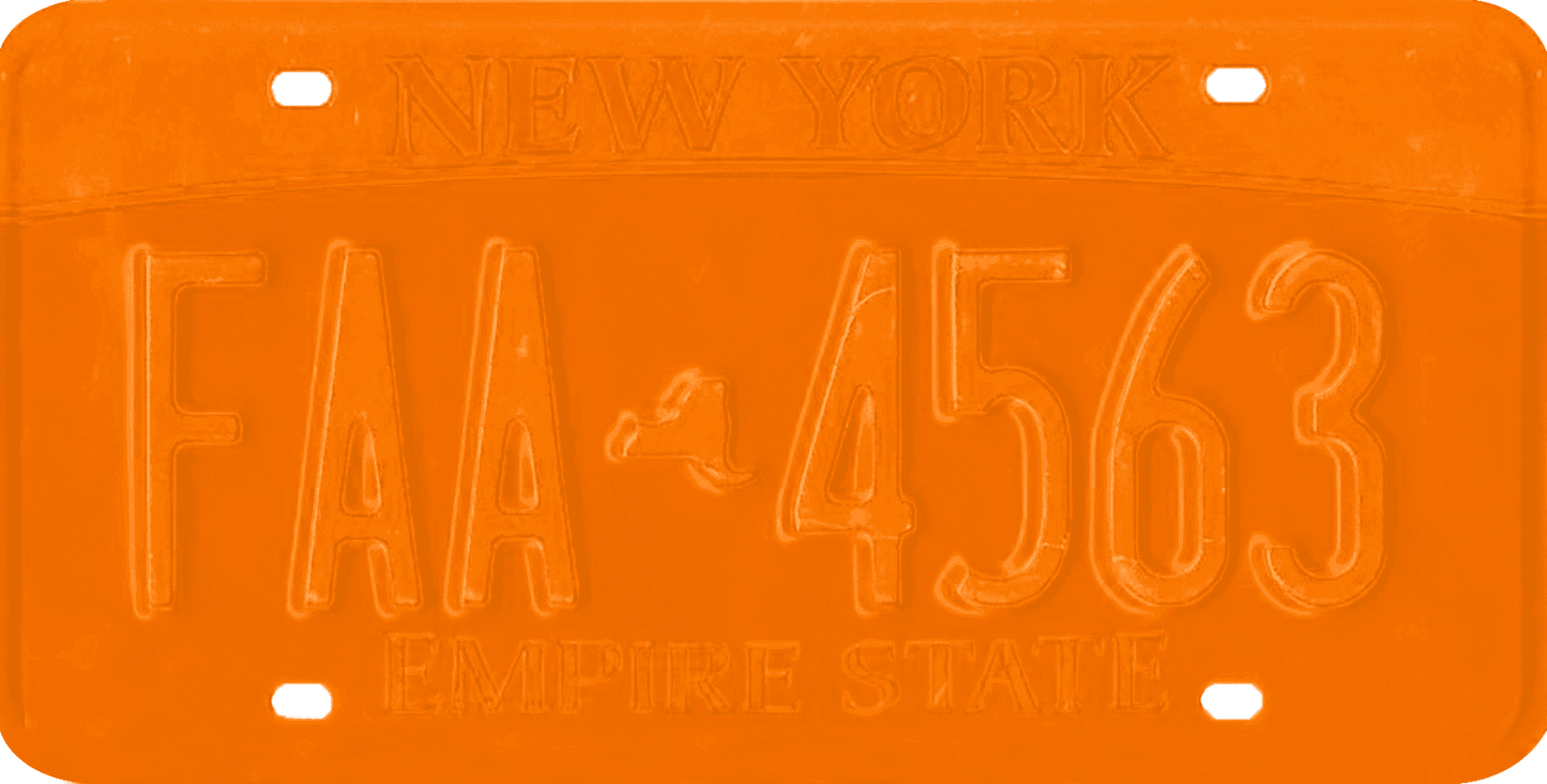 New York License Plate Wrap Kit | Empire State