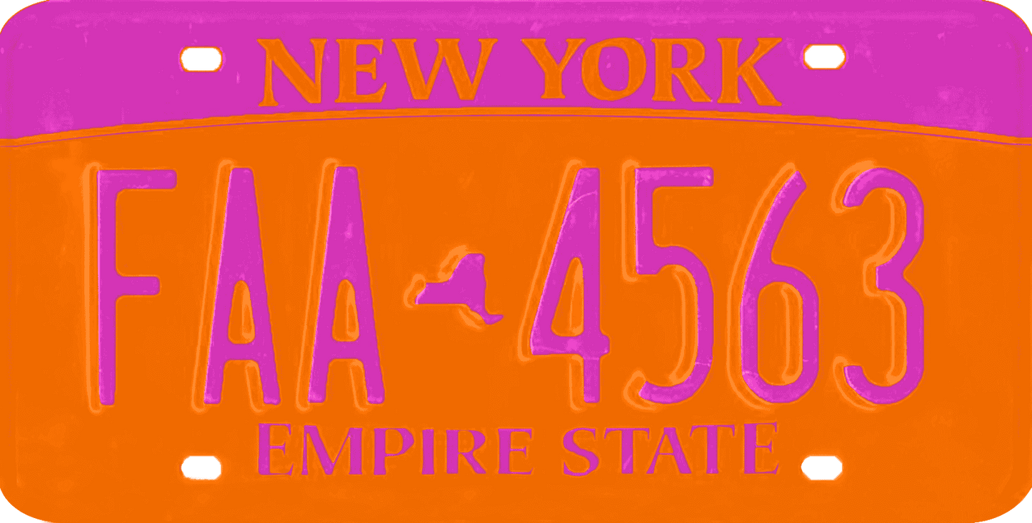 New York License Plate Wrap Kit | Empire State