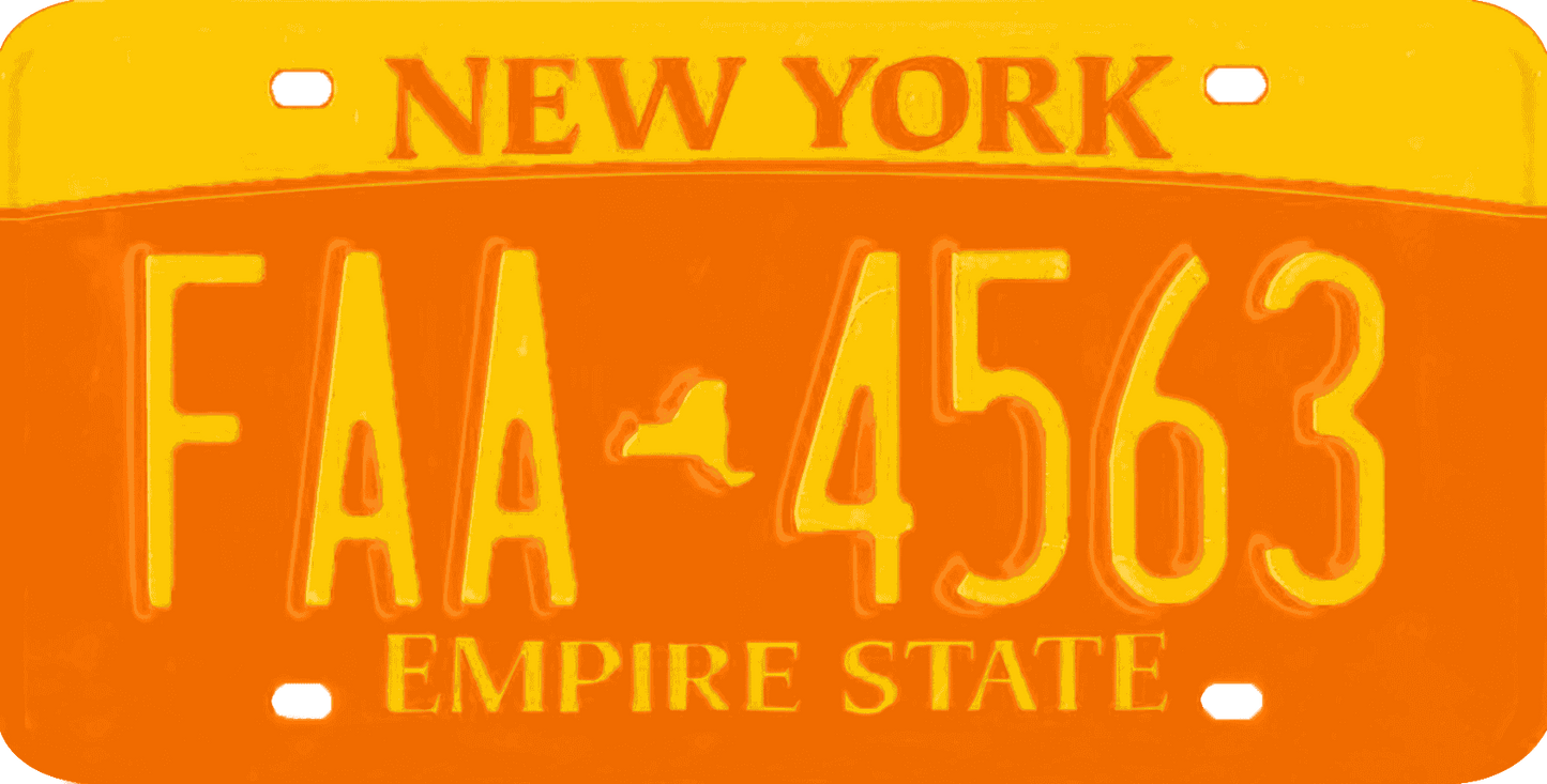 New York License Plate Wrap Kit | Empire State