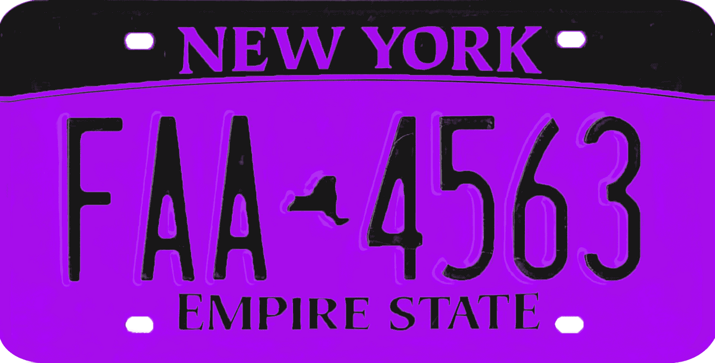 New York License Plate Wrap Kit | Empire State