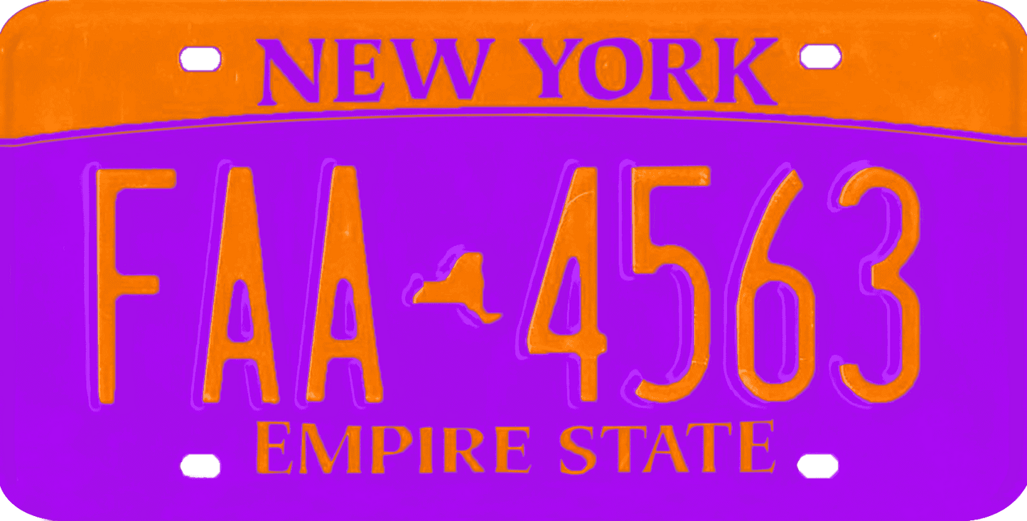 New York License Plate Wrap Kit | Empire State