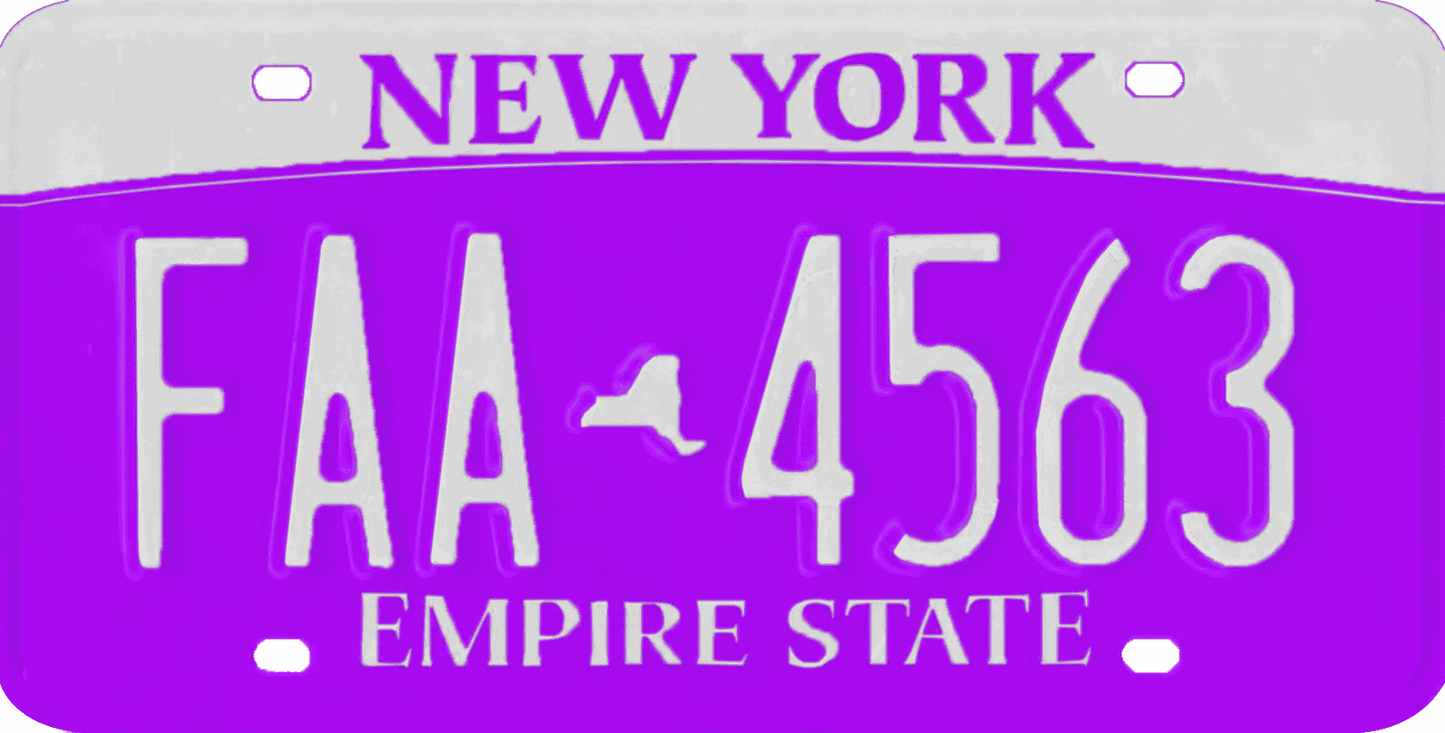 New York License Plate Wrap Kit | Empire State