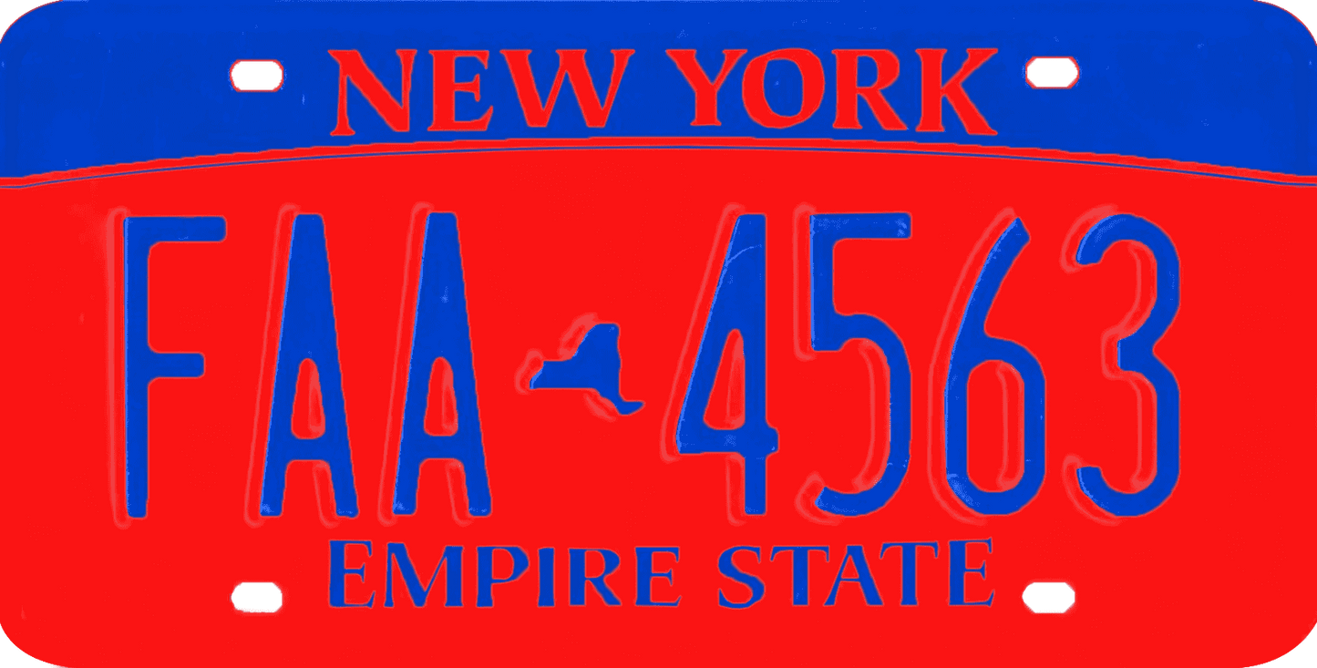 New York License Plate Wrap Kit | Empire State