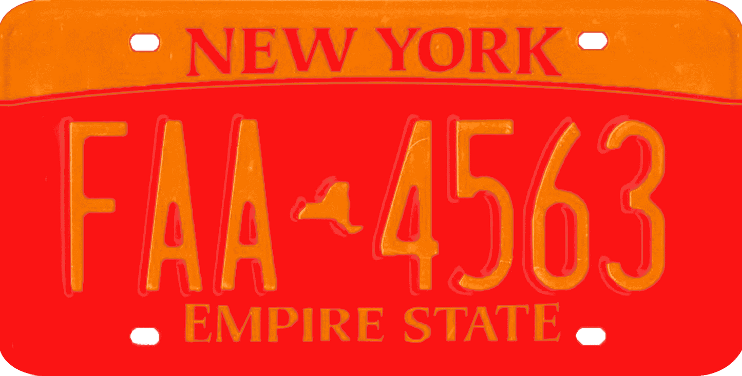 New York License Plate Wrap Kit | Empire State