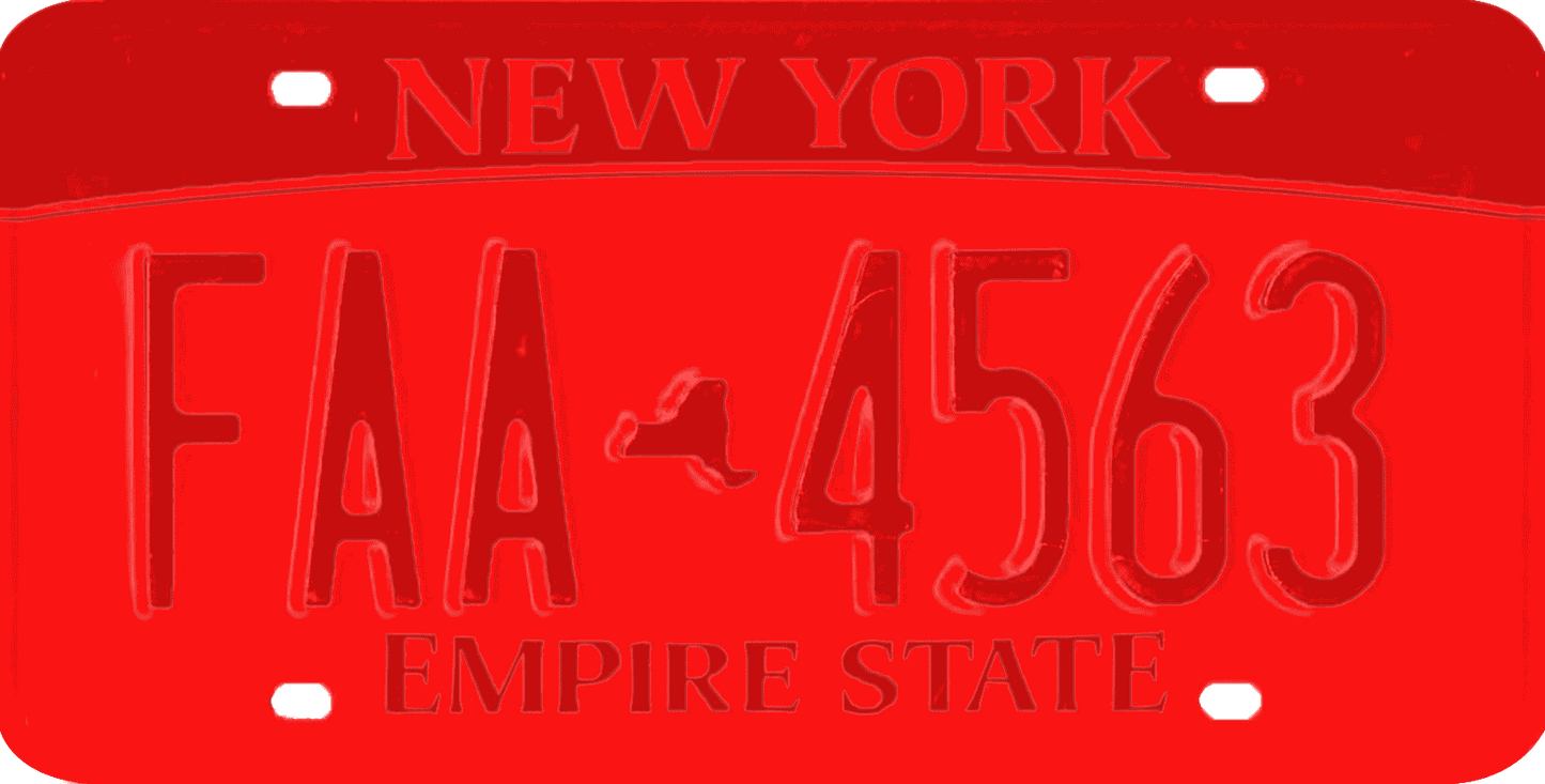 New York License Plate Wrap Kit | Empire State