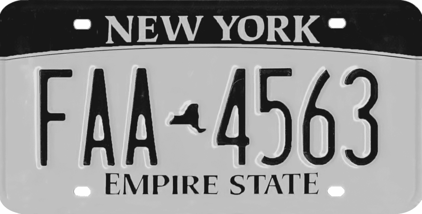 New York License Plate Wrap Kit | Empire State