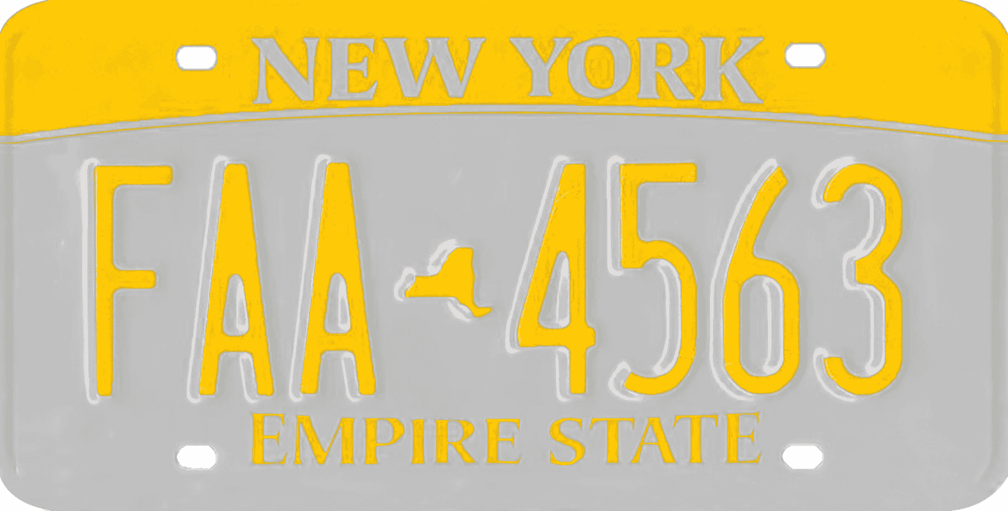 New York License Plate Wrap Kit | Empire State