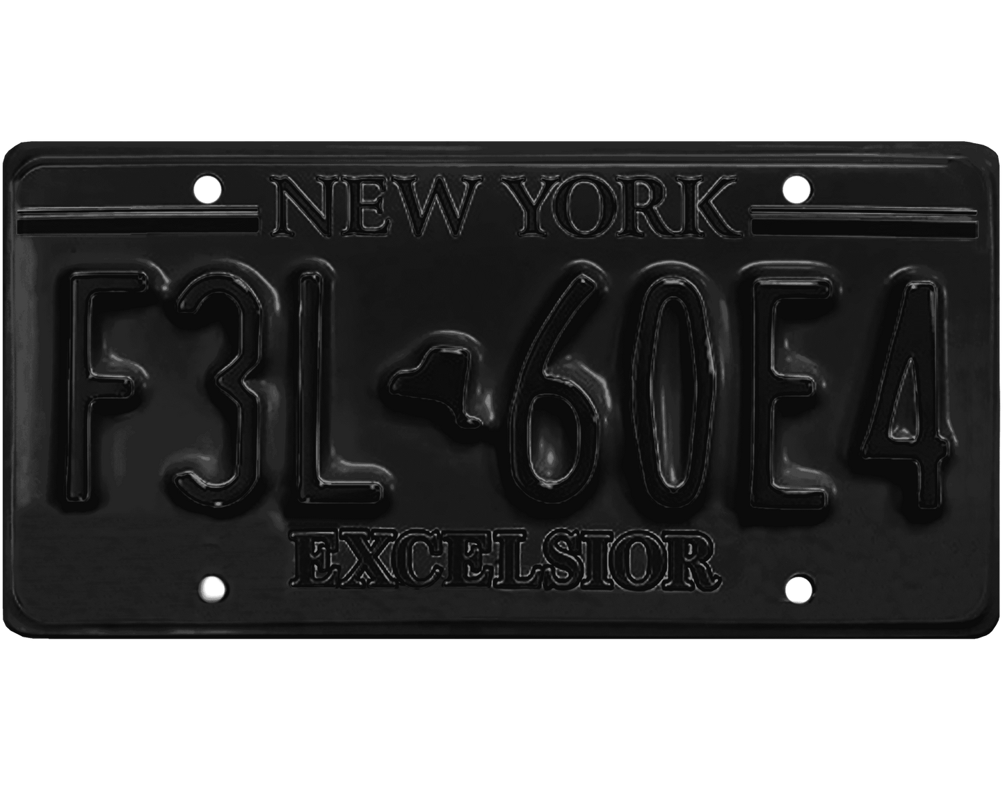 New York License Plate Wrap Kit | Excelsior