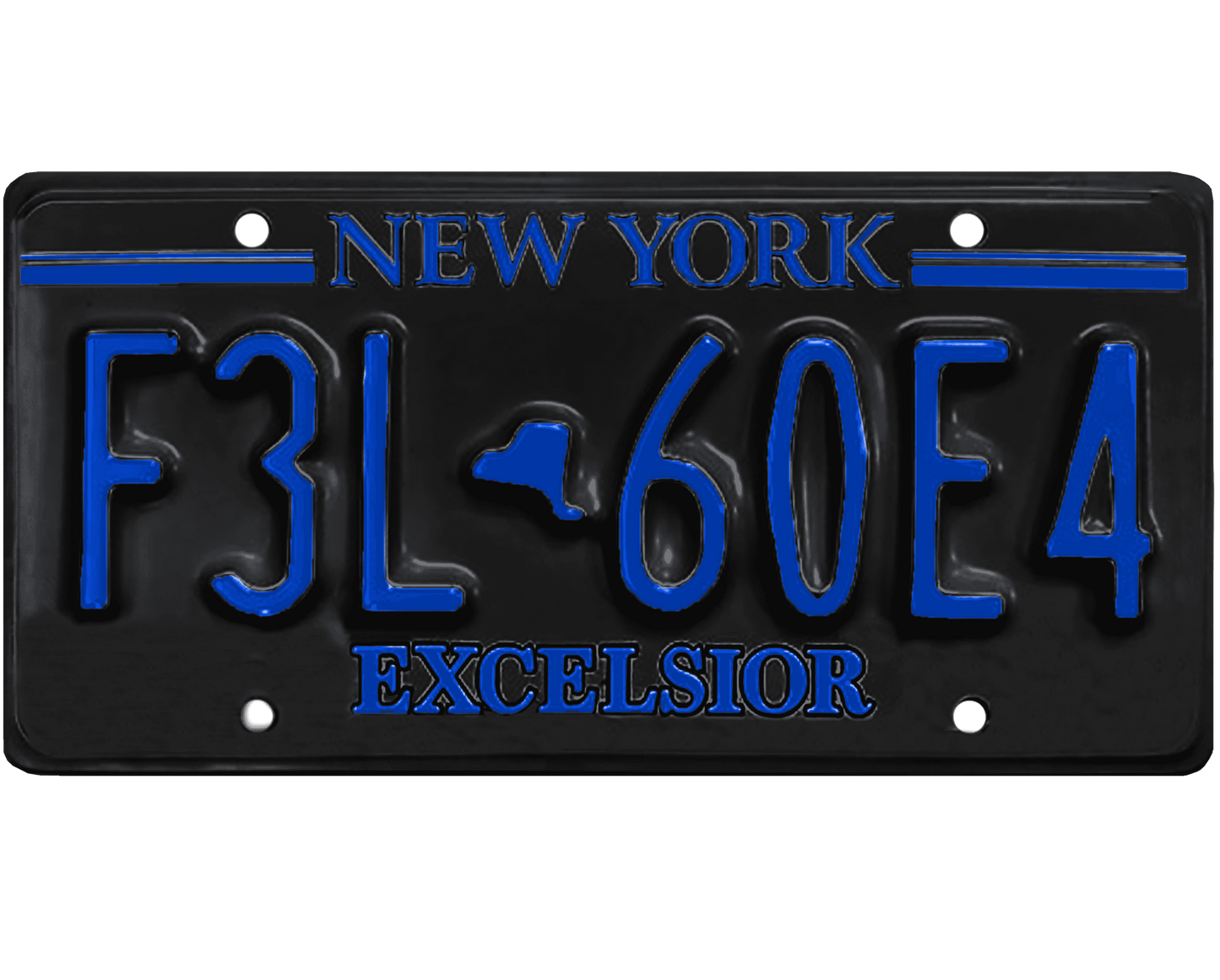 New York License Plate Wrap Kit | Excelsior