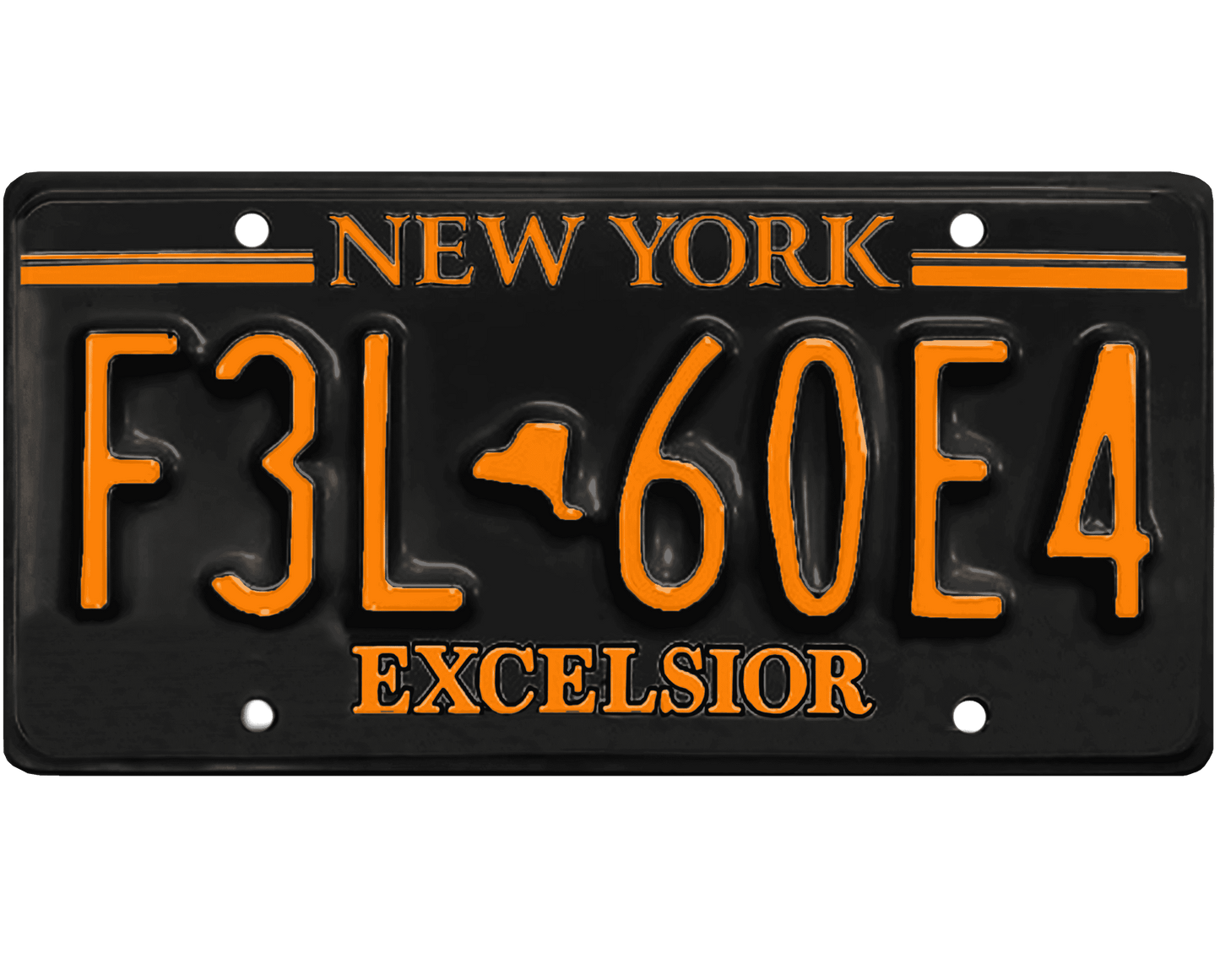 New York License Plate Wrap Kit | Excelsior