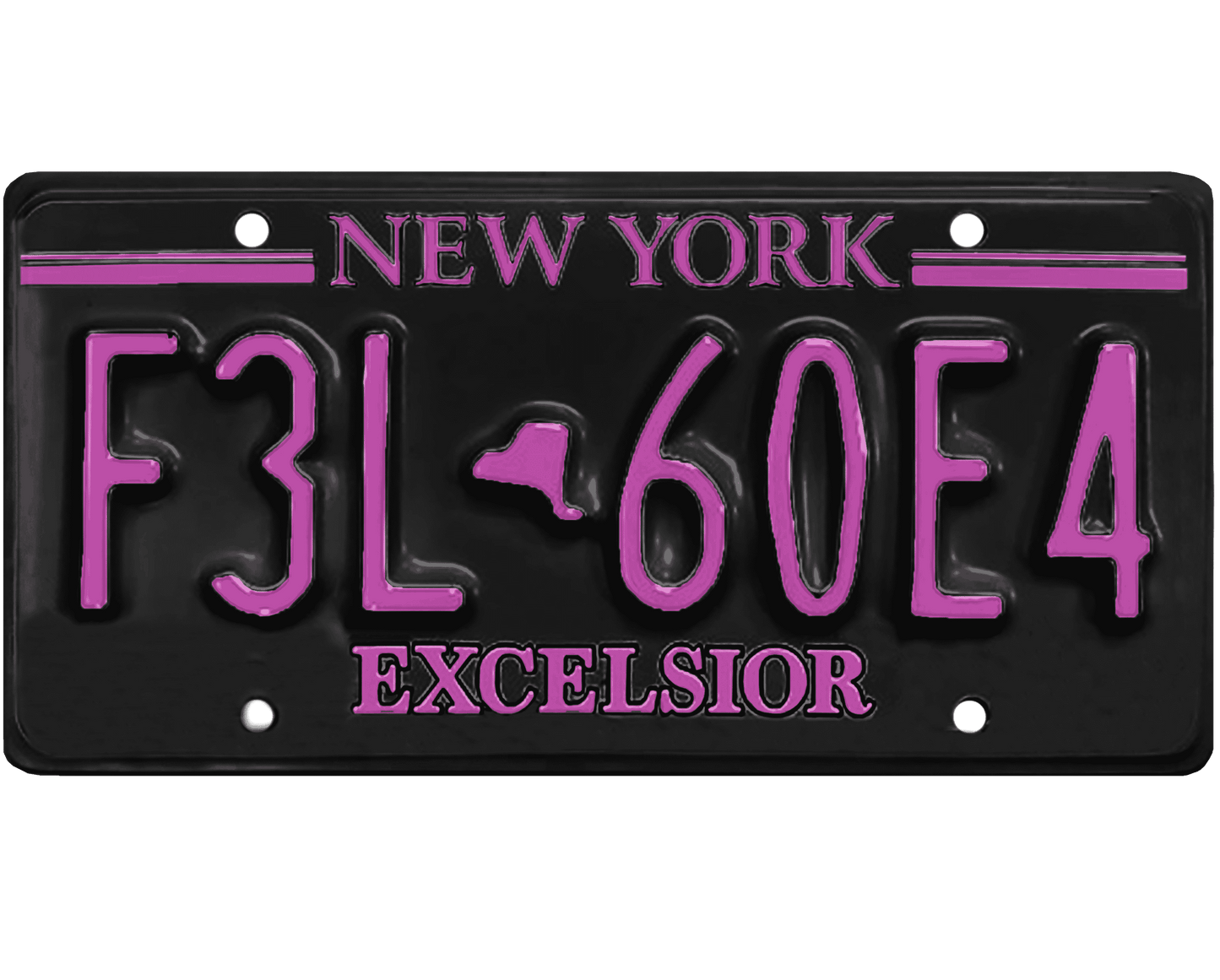 New York License Plate Wrap Kit | Excelsior