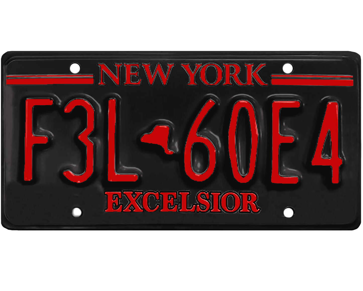 New York License Plate Wrap Kit | Excelsior