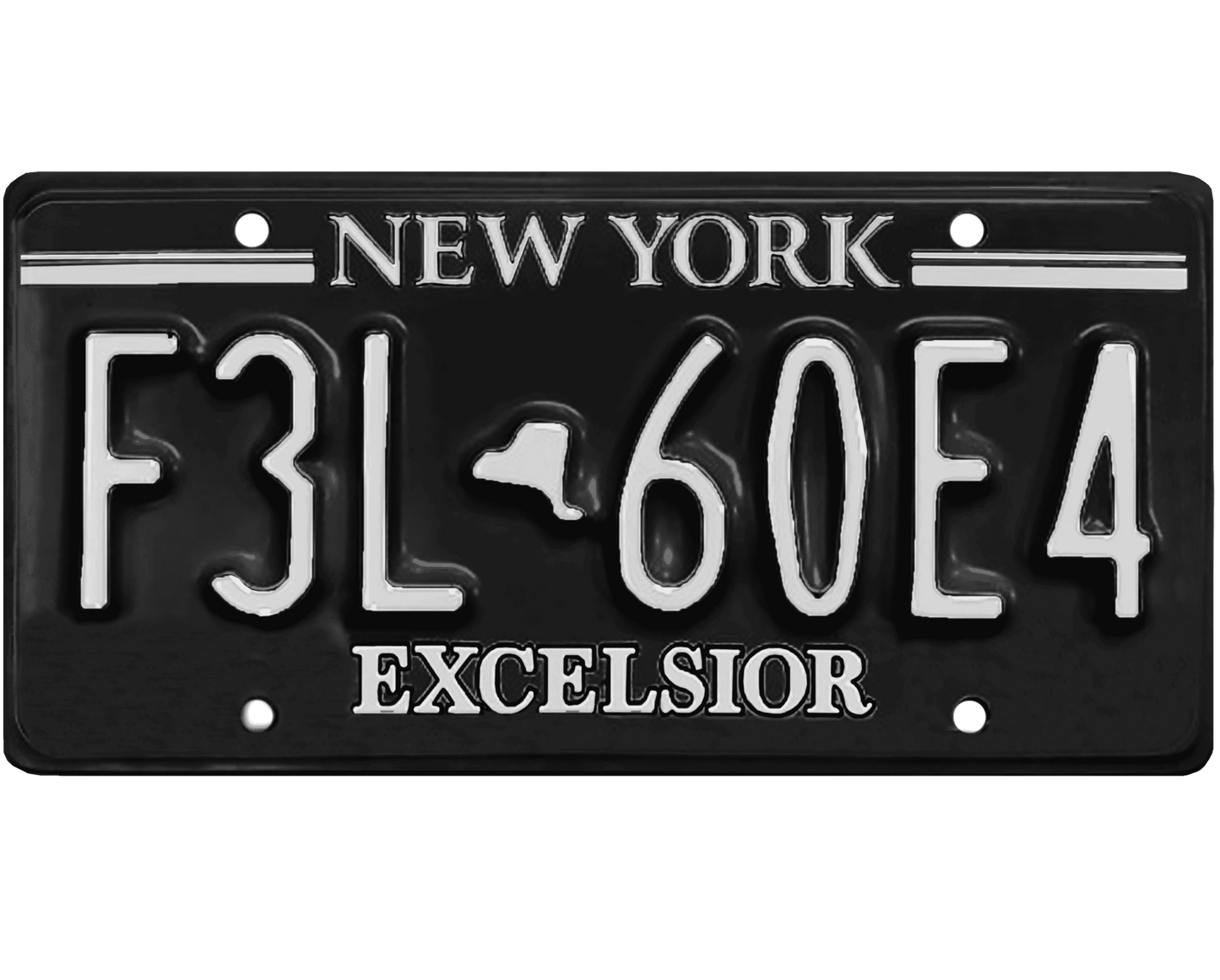 New York License Plate Wrap Kit | Excelsior