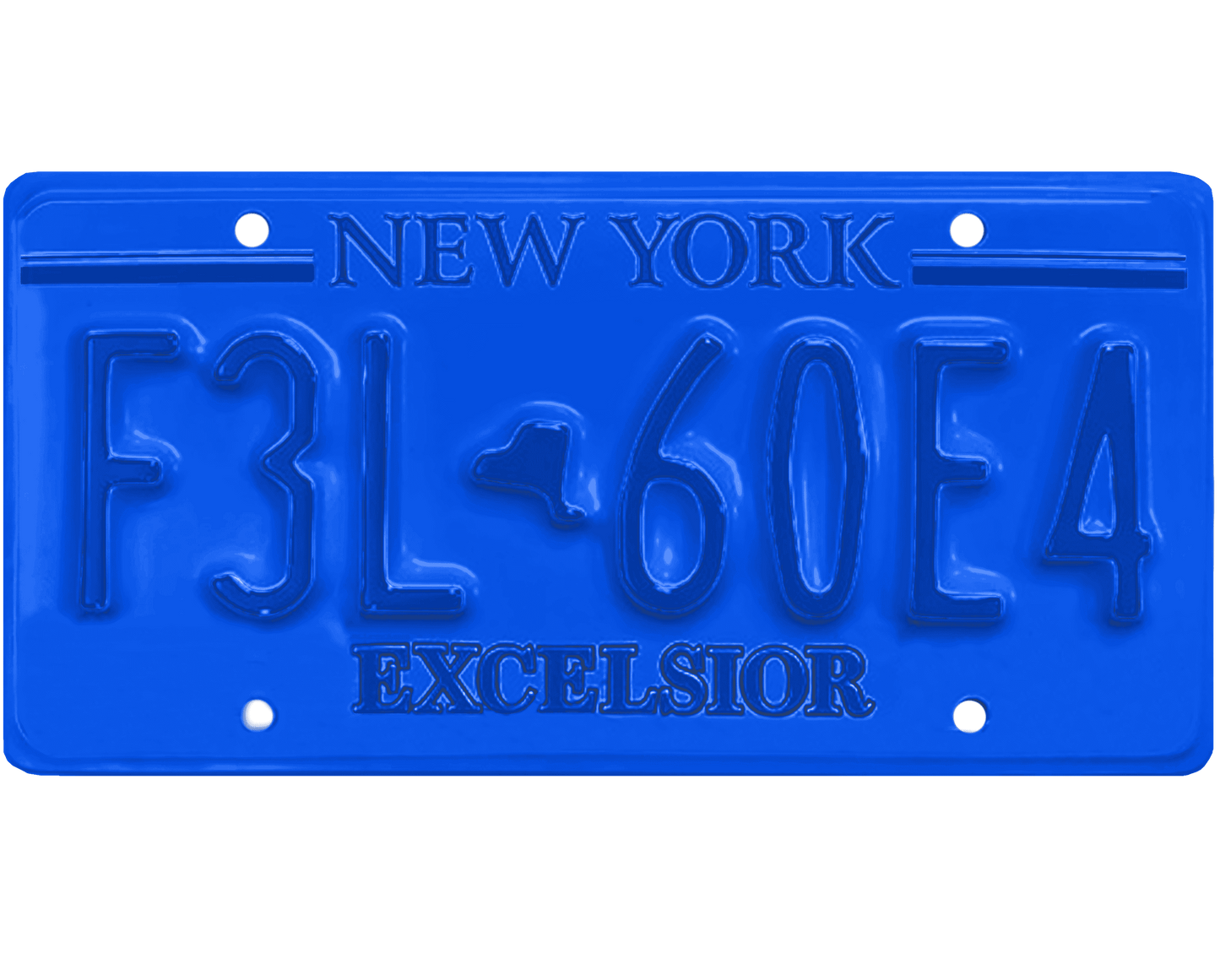 New York License Plate Wrap Kit | Excelsior