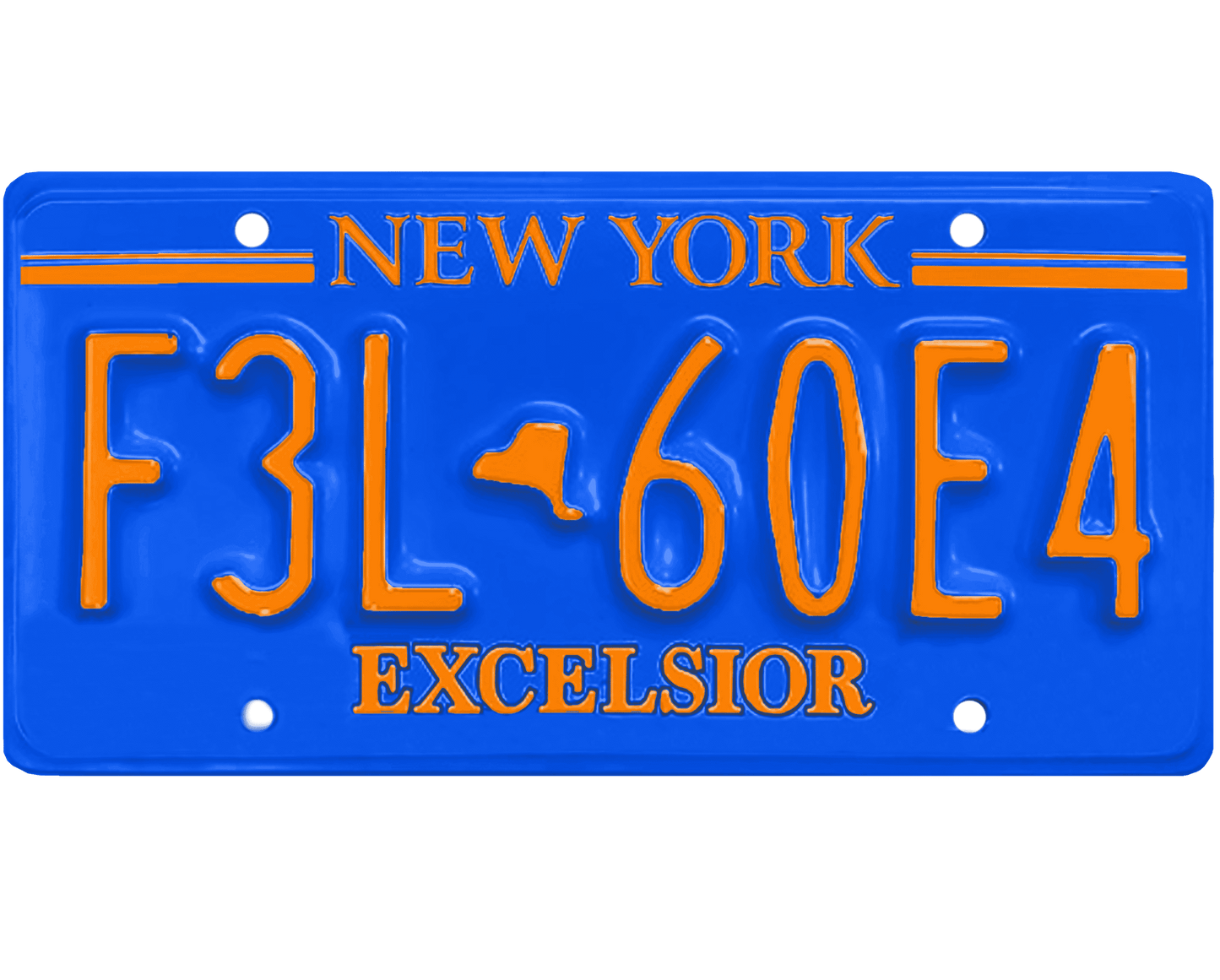 New York License Plate Wrap Kit | Excelsior