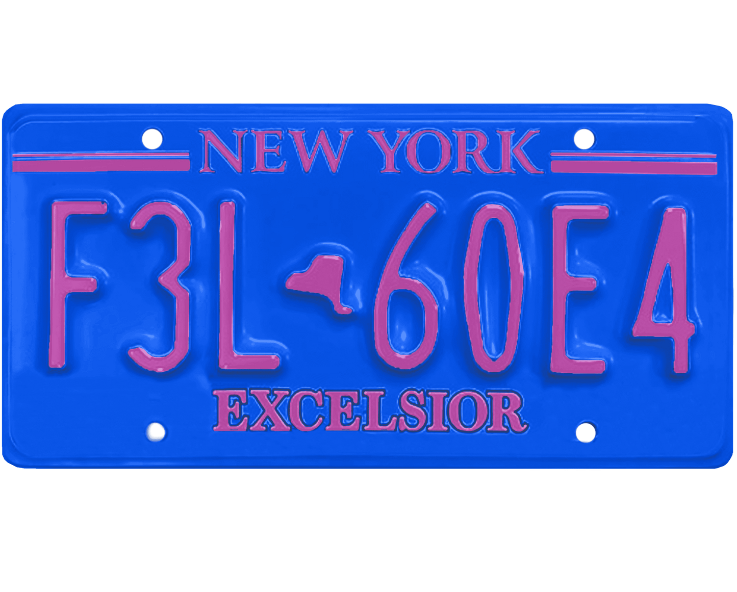 New York License Plate Wrap Kit | Excelsior