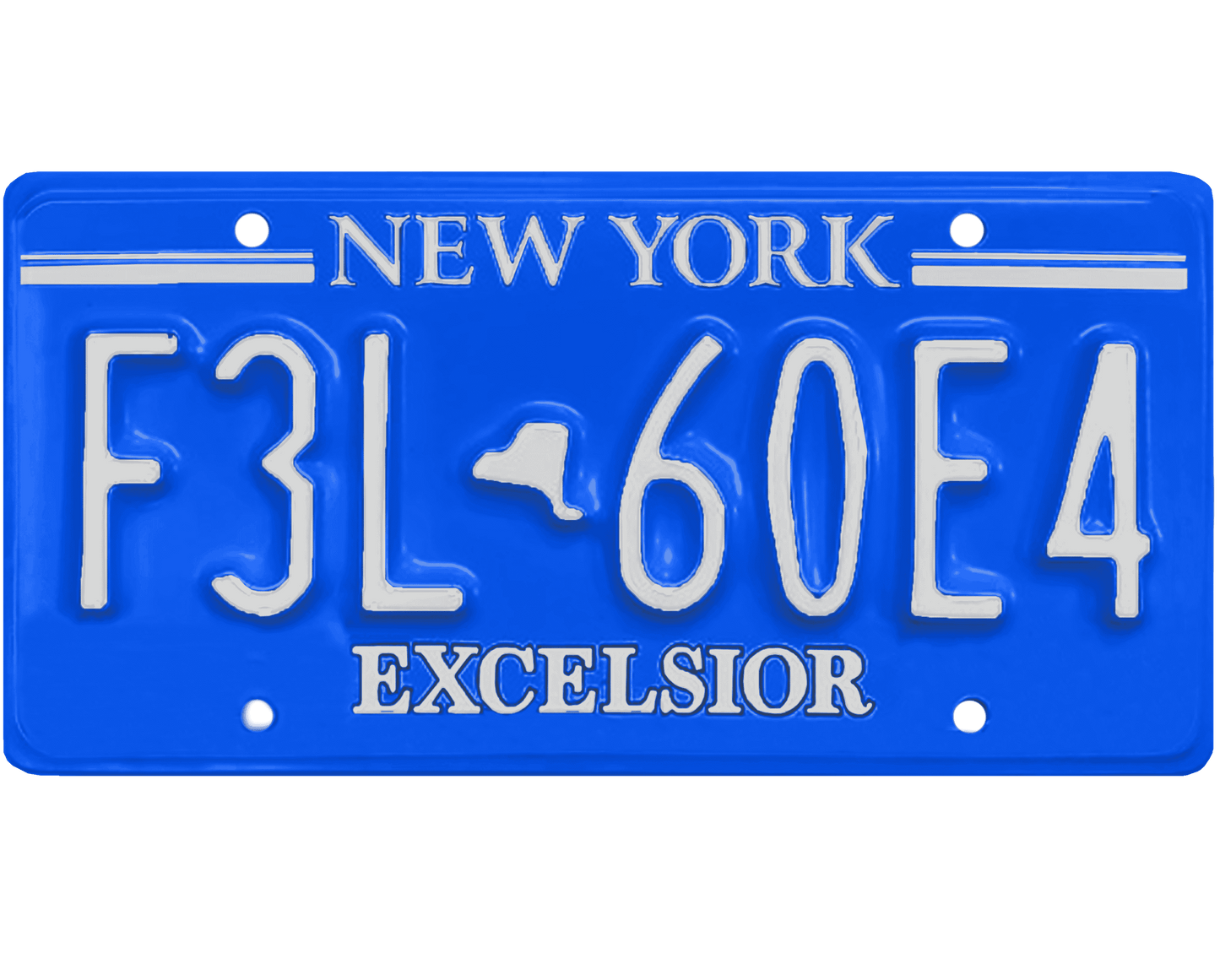 New York License Plate Wrap Kit | Excelsior