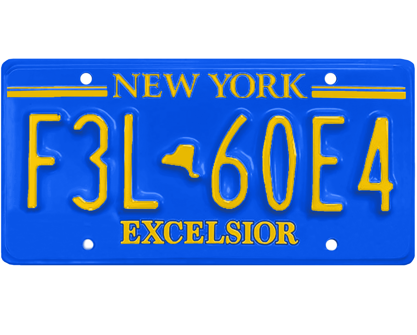 New York License Plate Wrap Kit | Excelsior