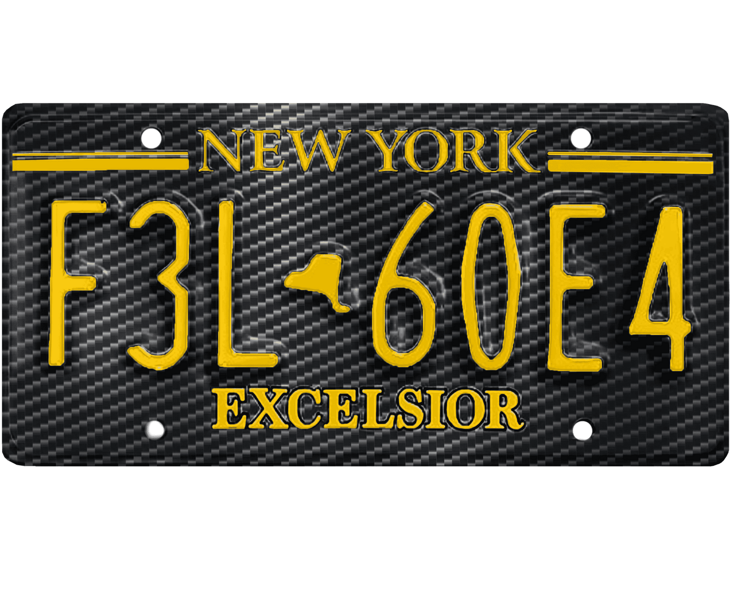 New York License Plate Wrap Kit | Excelsior