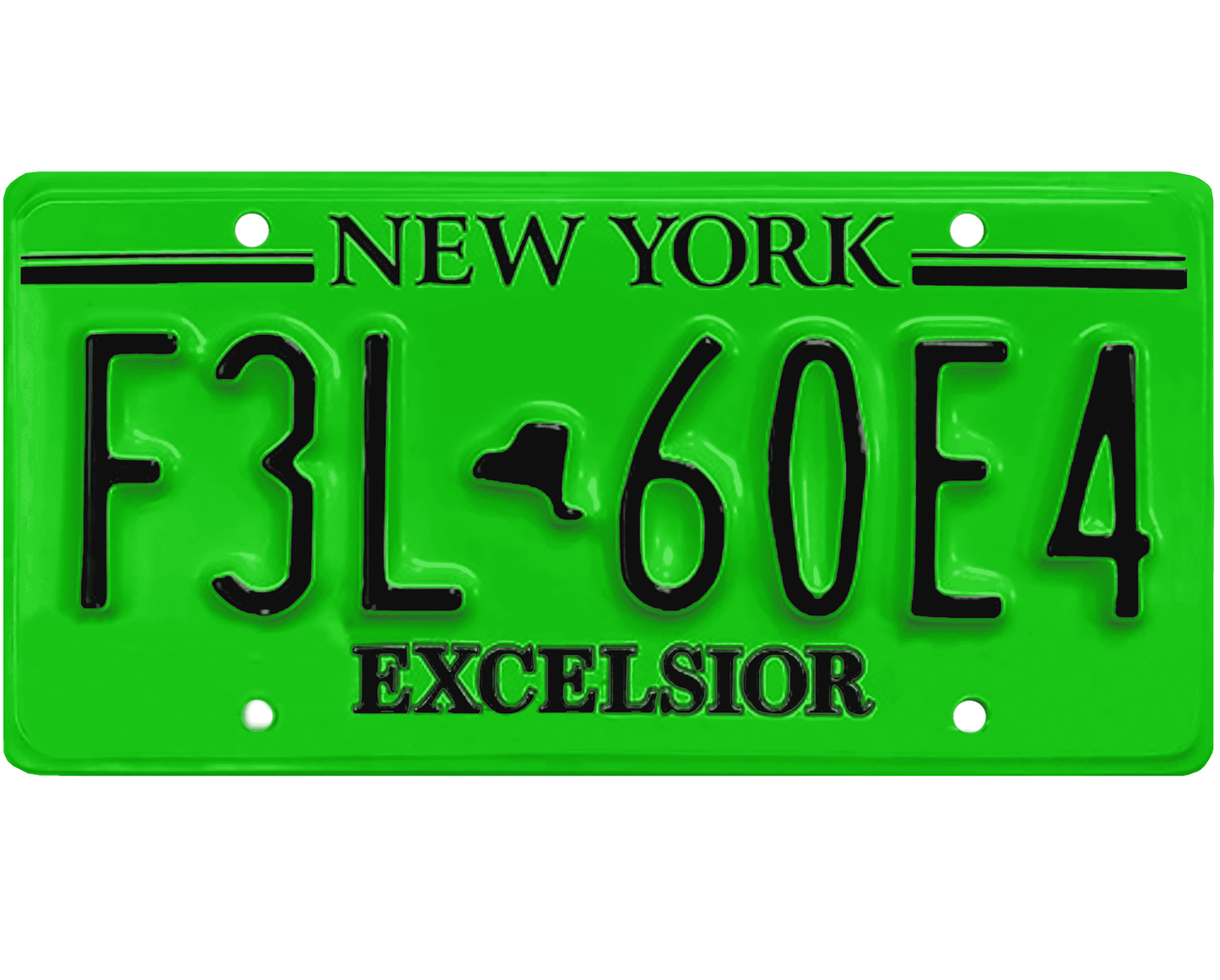 New York License Plate Wrap Kit | Excelsior