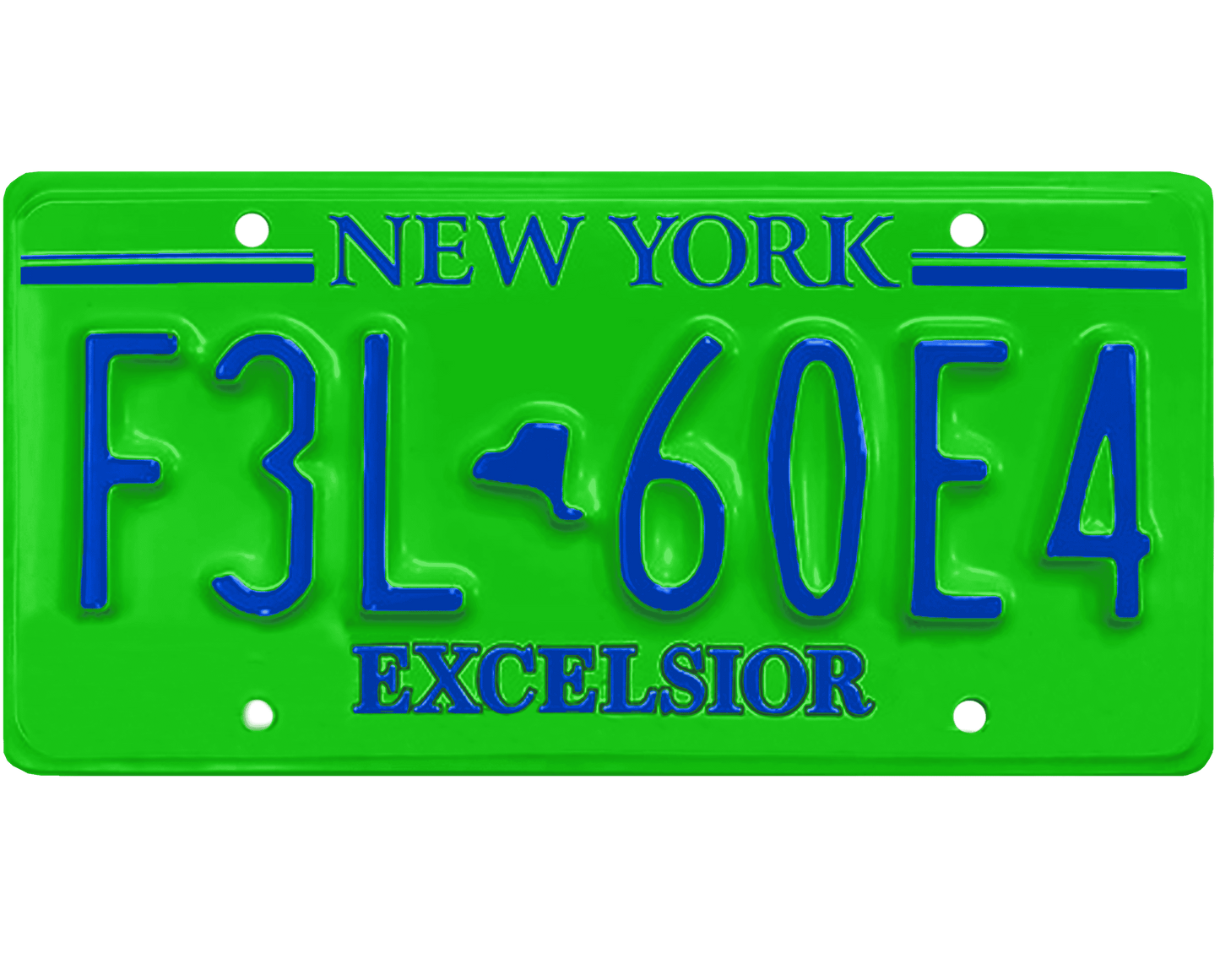 New York License Plate Wrap Kit | Excelsior