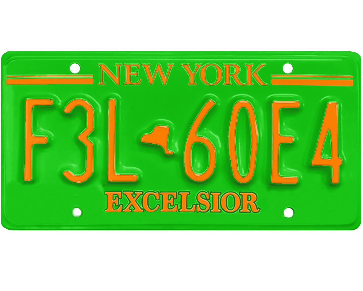 New York License Plate Wrap Kit | Excelsior