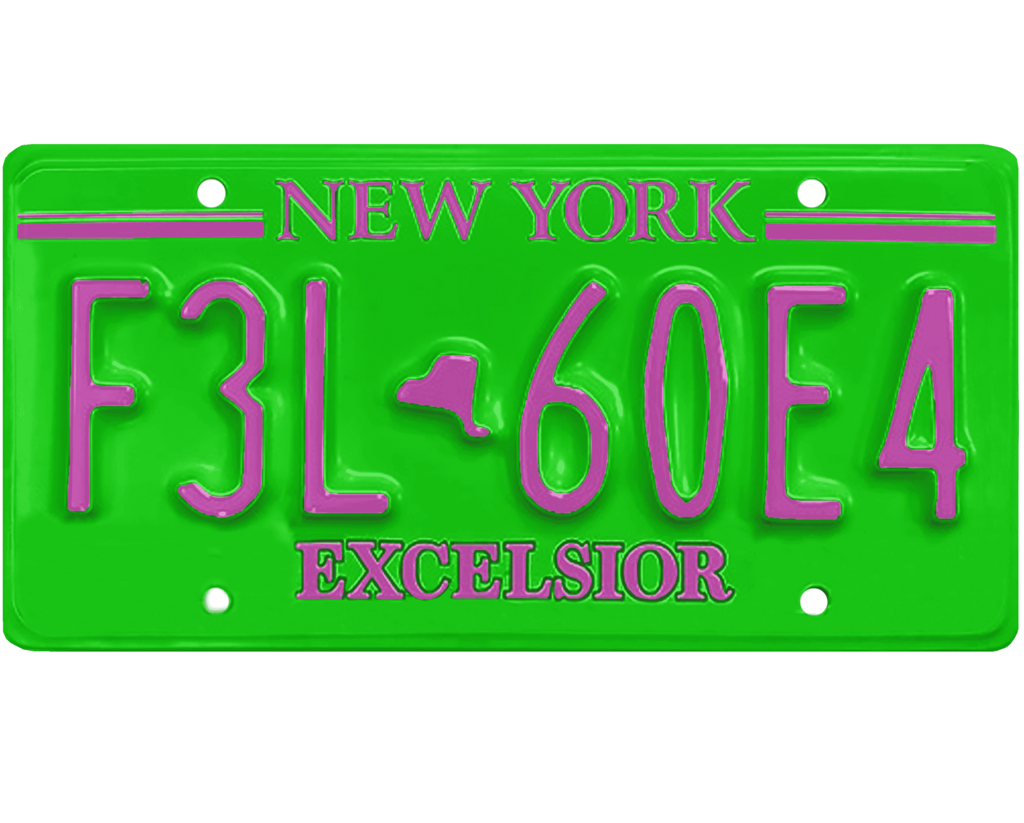 New York License Plate Wrap Kit | Excelsior