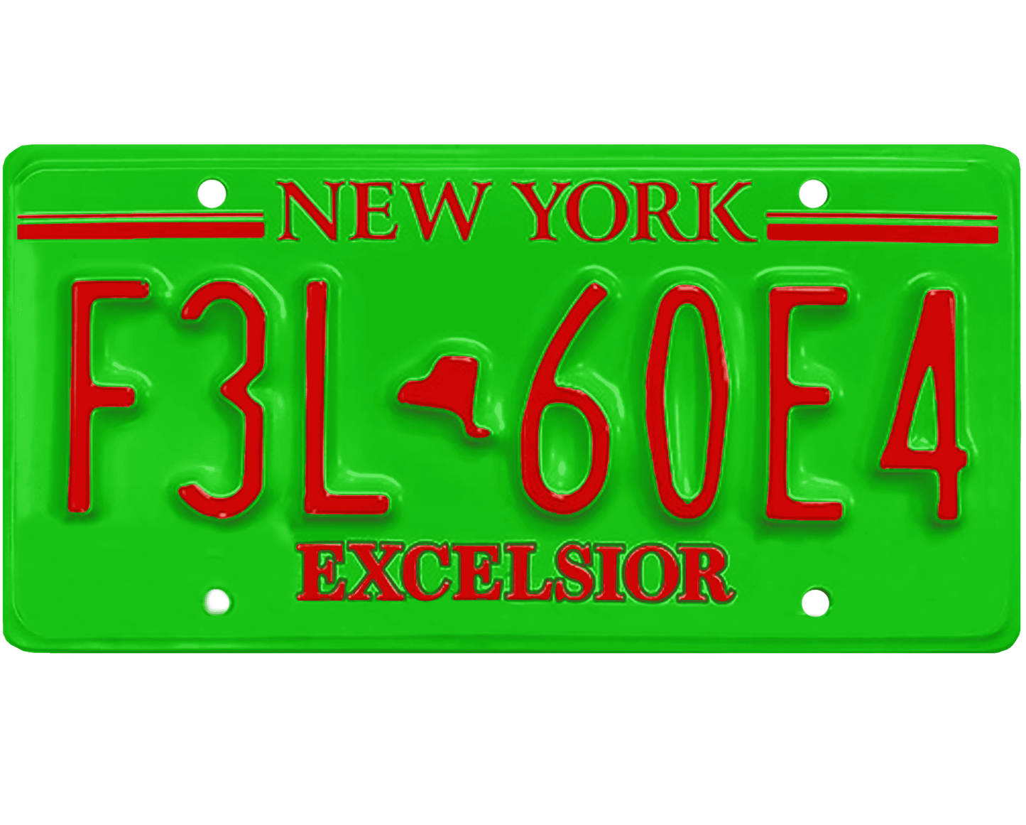 New York License Plate Wrap Kit | Excelsior