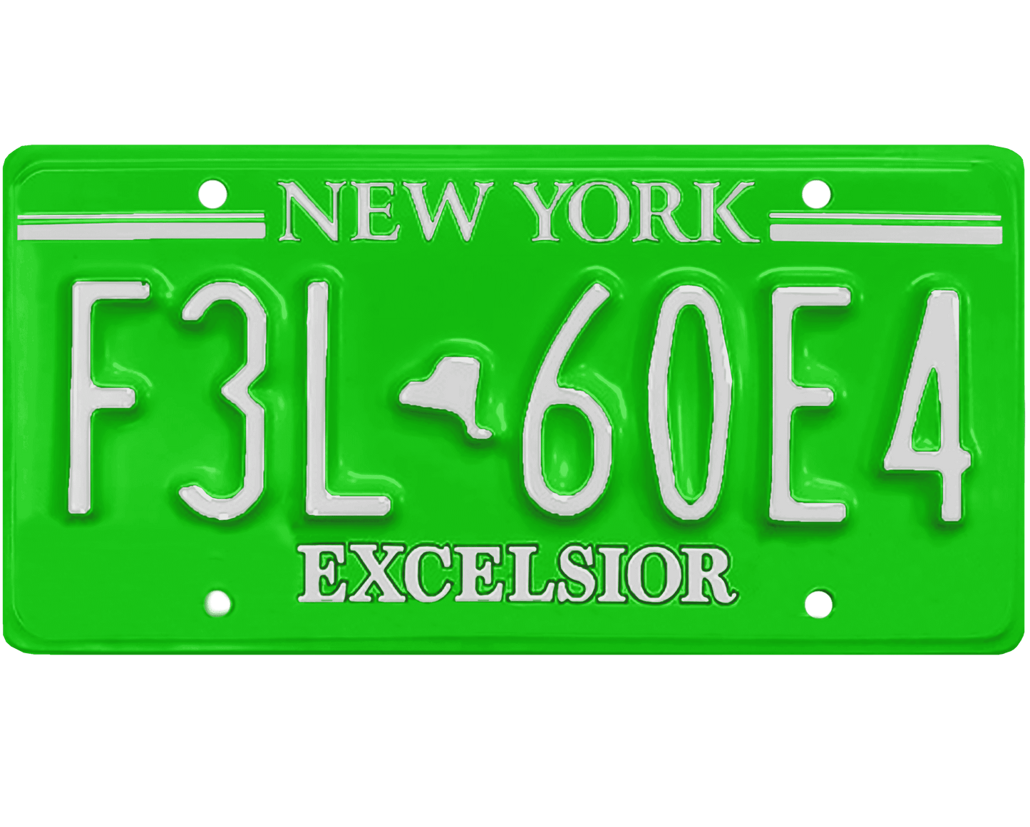 New York License Plate Wrap Kit | Excelsior