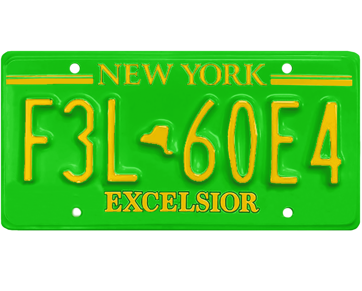 New York License Plate Wrap Kit | Excelsior