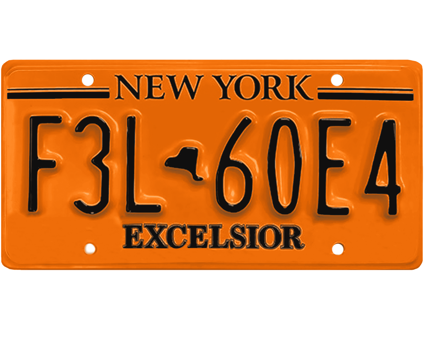 New York License Plate Wrap Kit | Excelsior