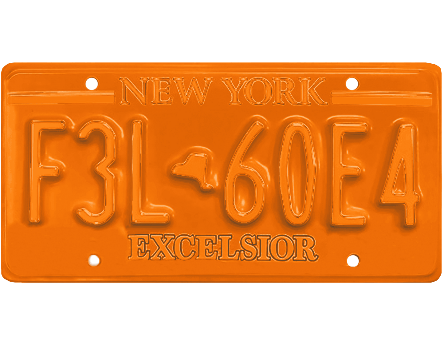 New York License Plate Wrap Kit | Excelsior