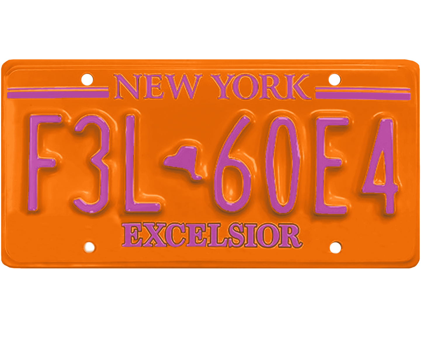 New York License Plate Wrap Kit | Excelsior