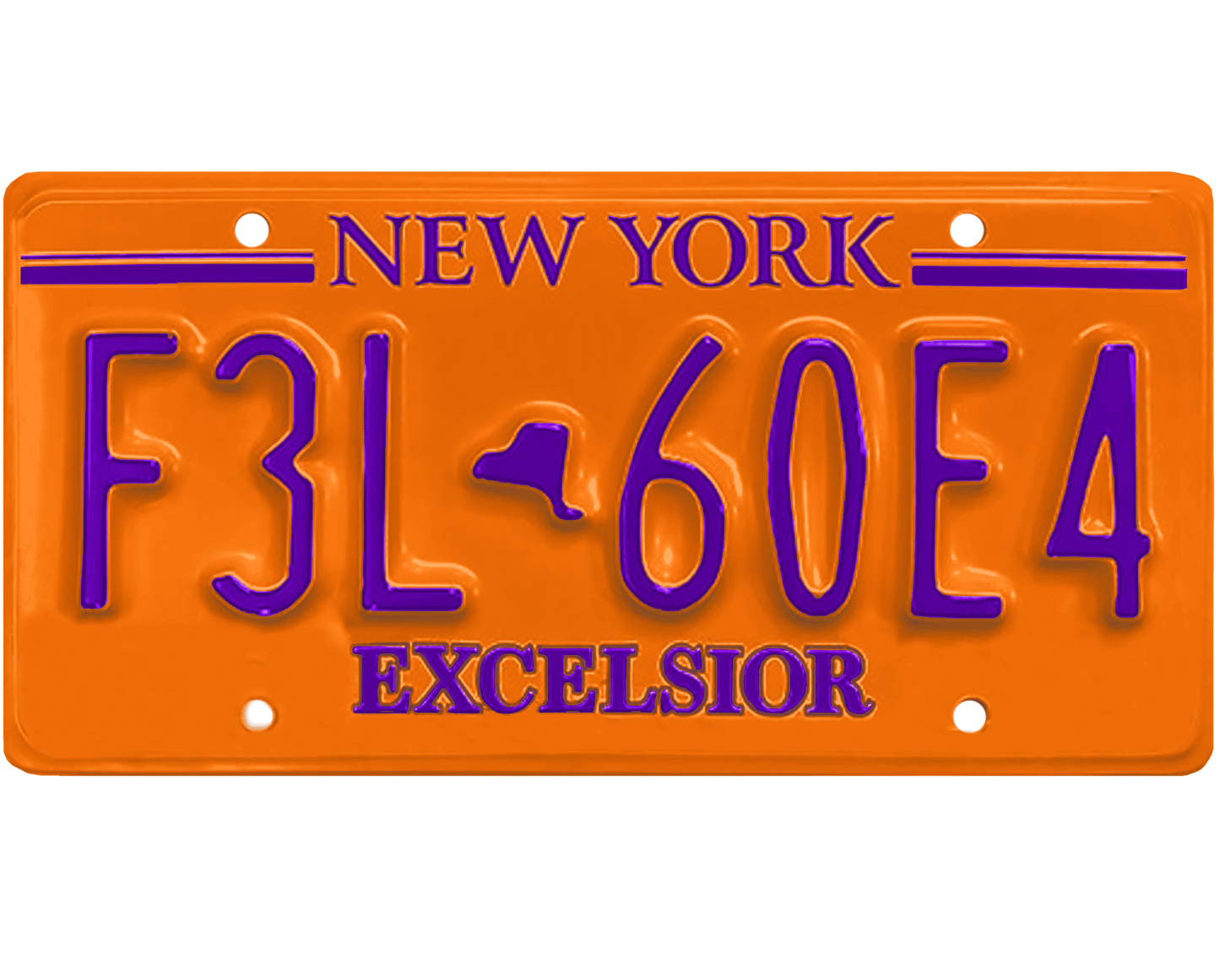 New York License Plate Wrap Kit | Excelsior