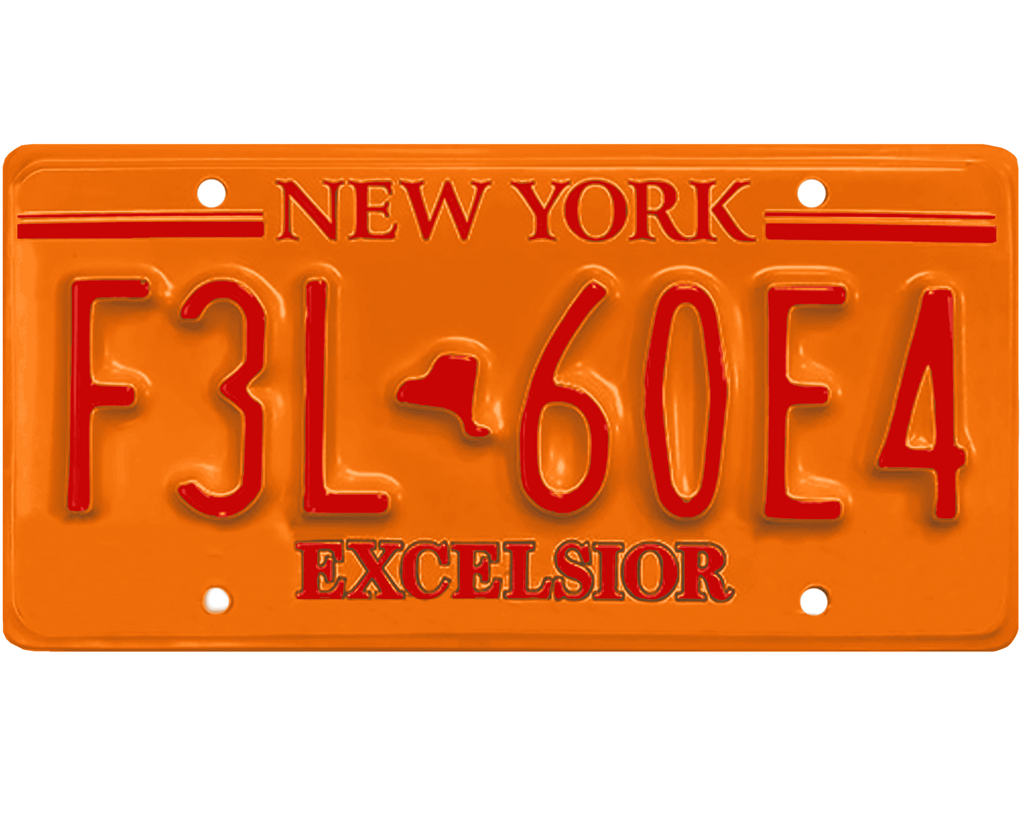 New York License Plate Wrap Kit | Excelsior