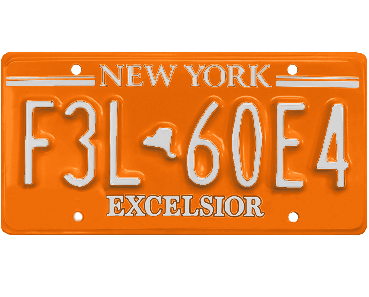 New York License Plate Wrap Kit | Excelsior