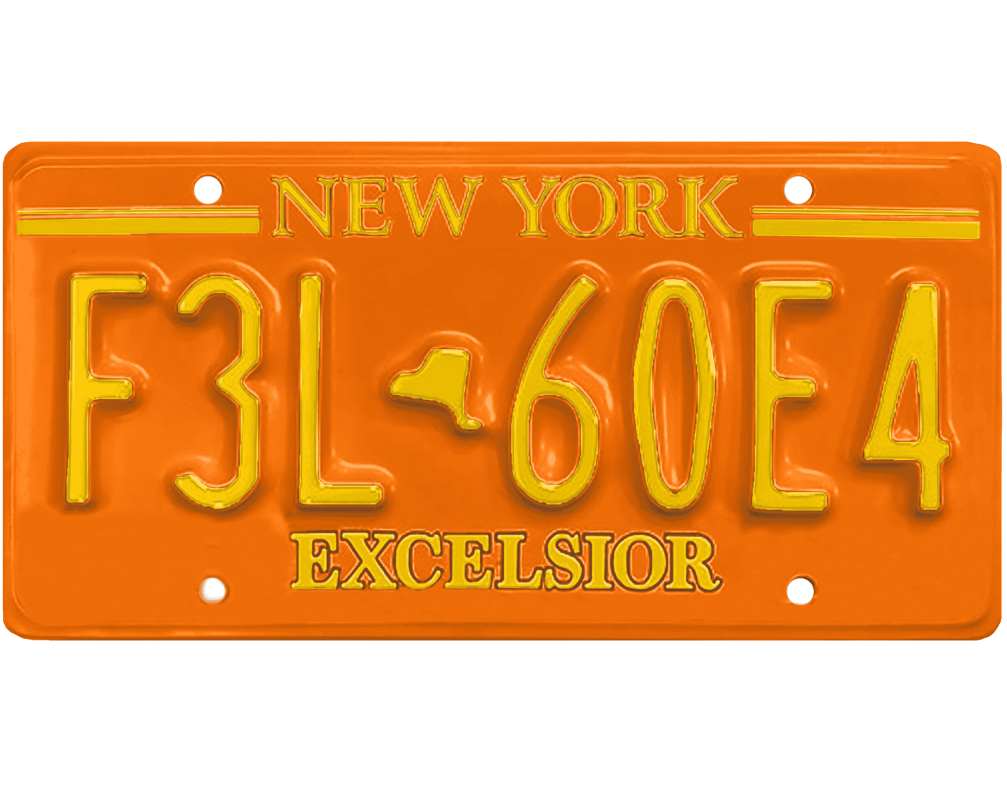 New York License Plate Wrap Kit | Excelsior