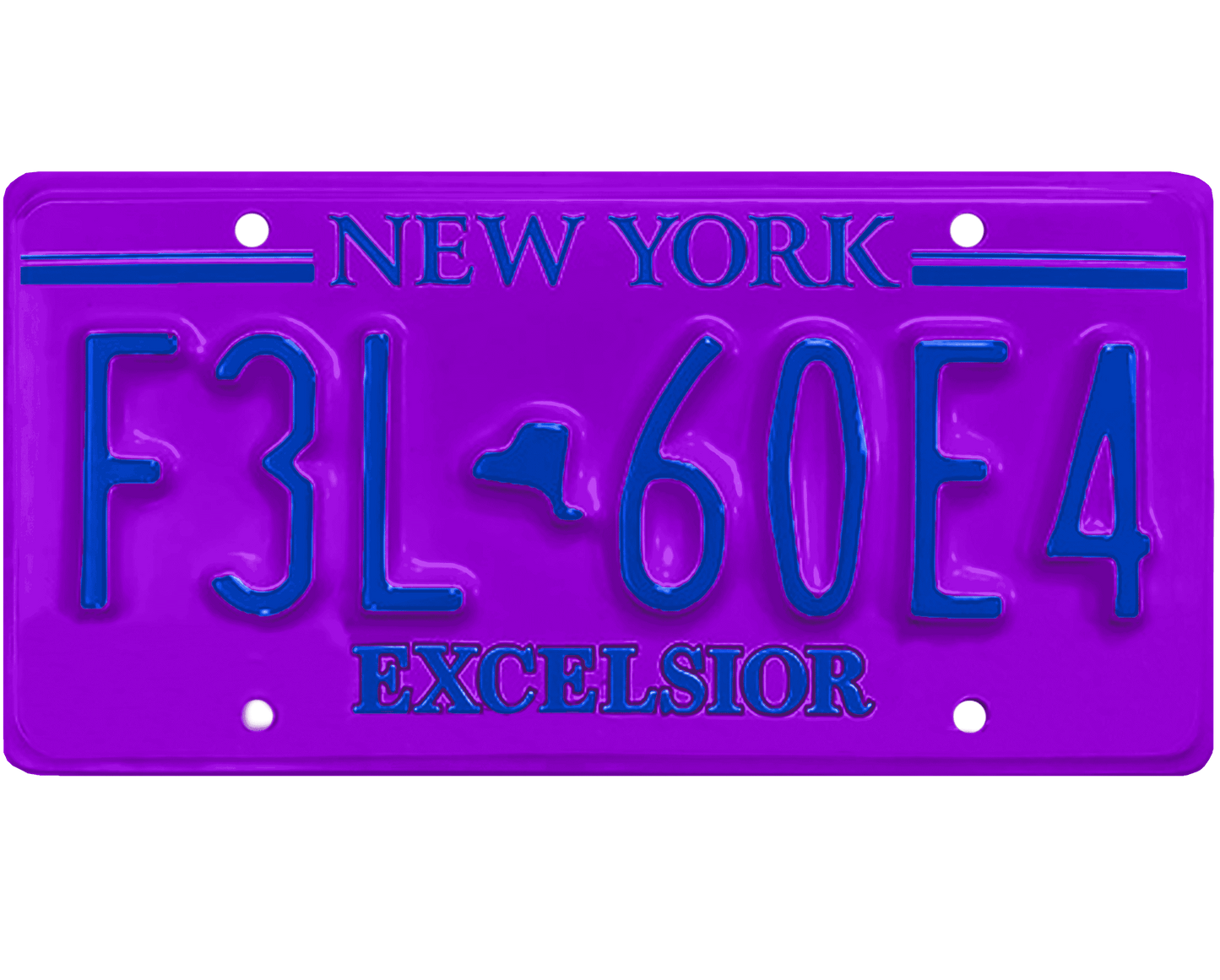 New York License Plate Wrap Kit | Excelsior