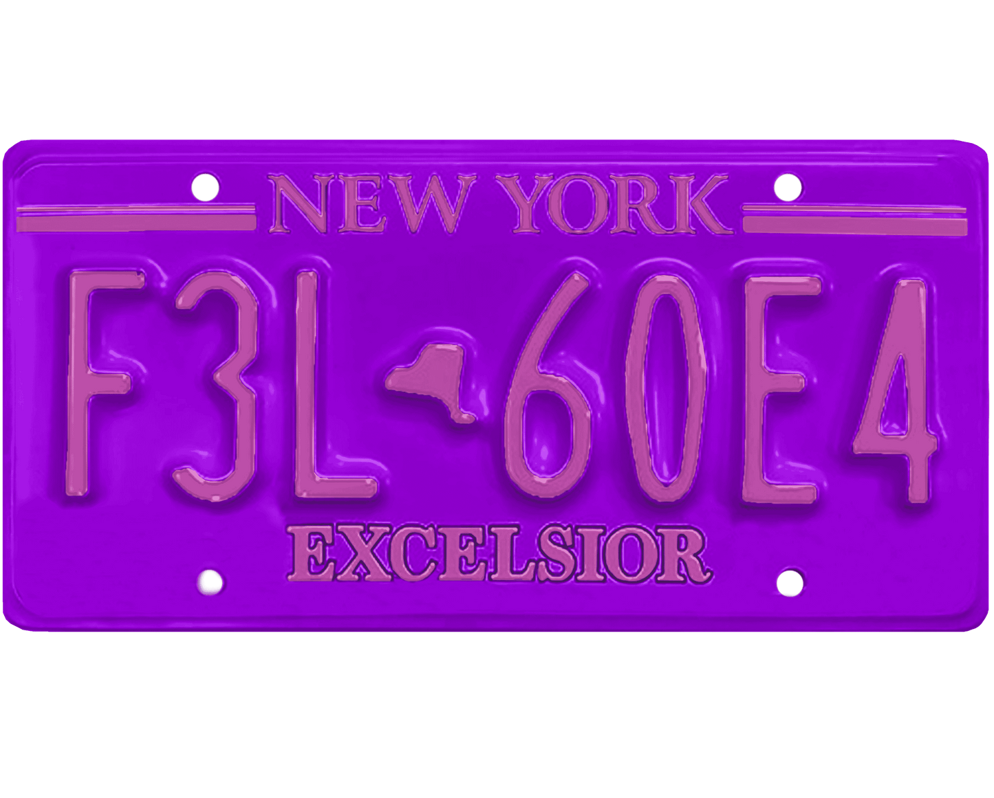 New York License Plate Wrap Kit | Excelsior