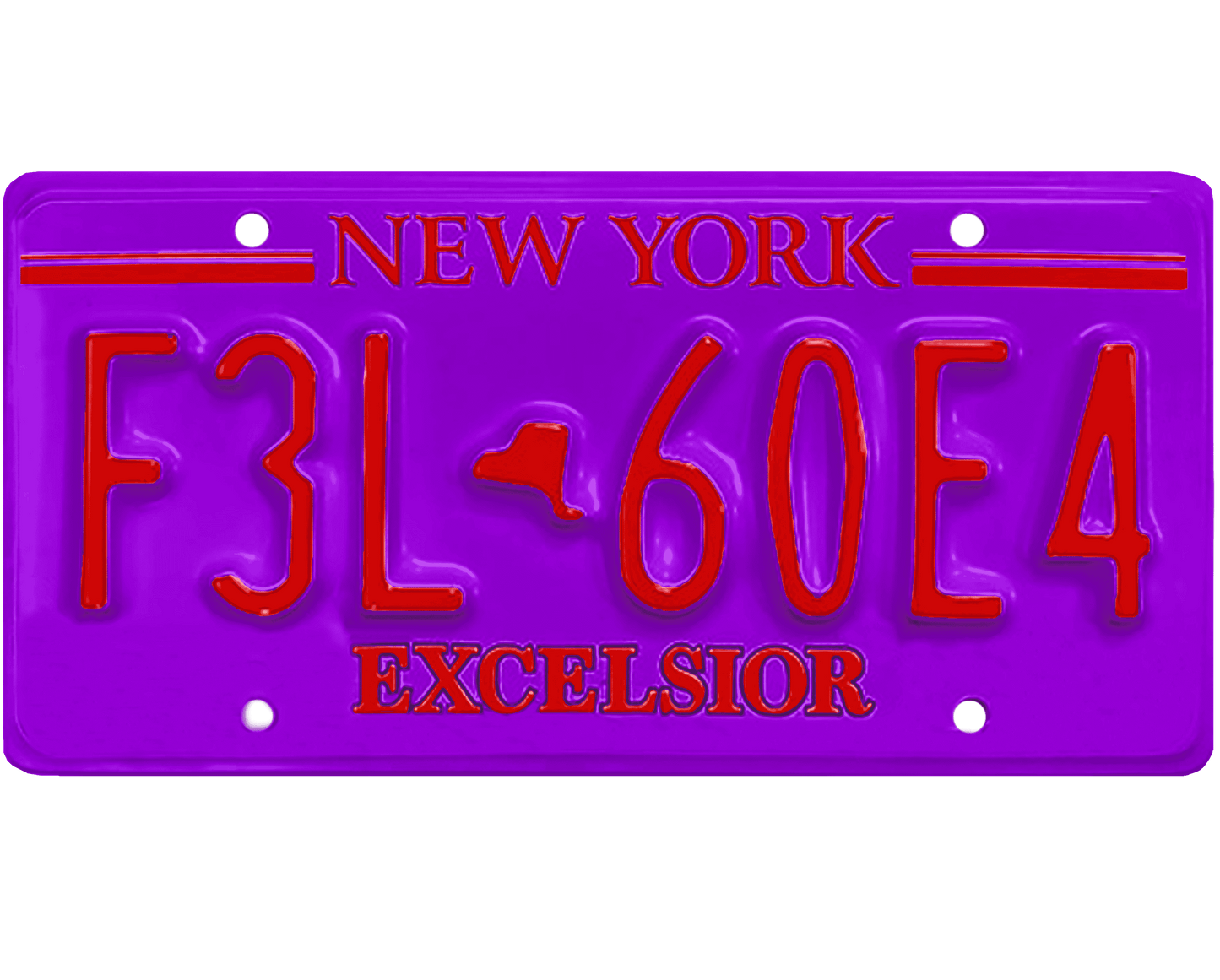 New York License Plate Wrap Kit | Excelsior