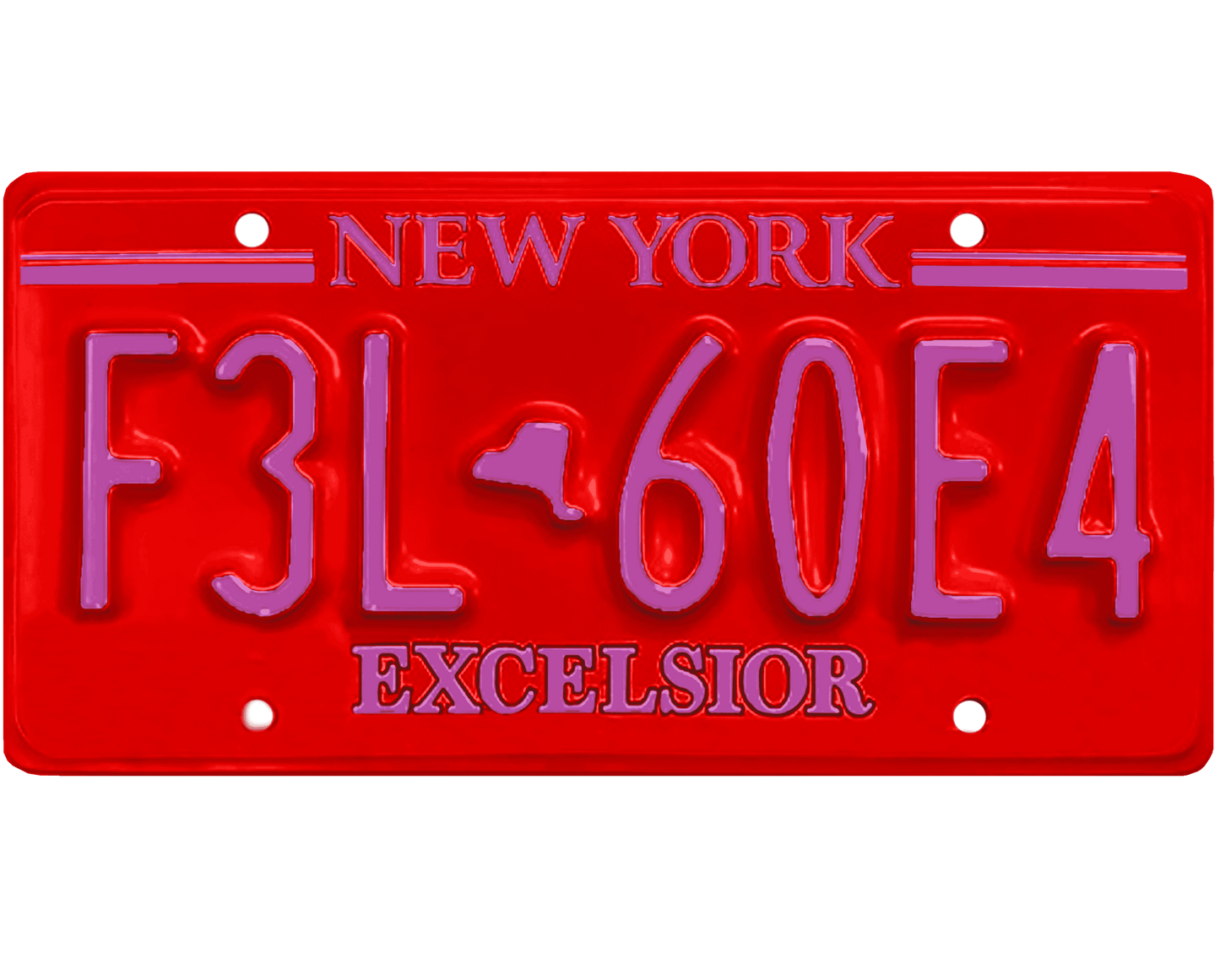 New York License Plate Wrap Kit | Excelsior