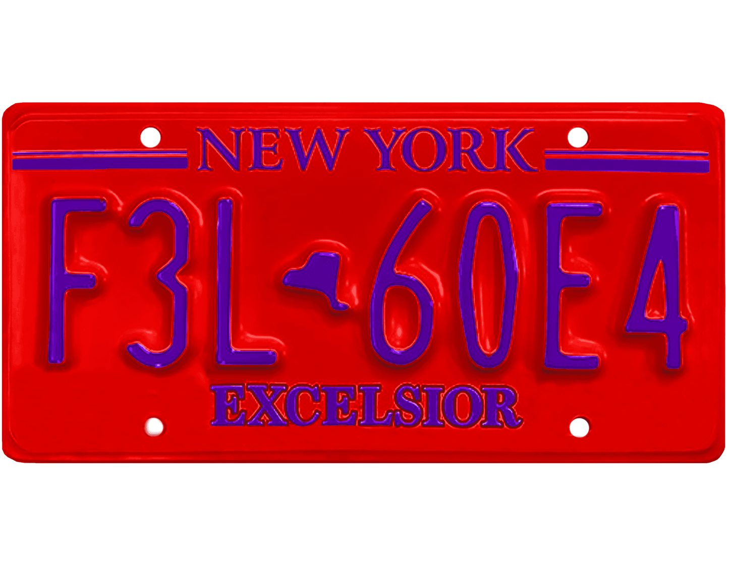 New York License Plate Wrap Kit | Excelsior