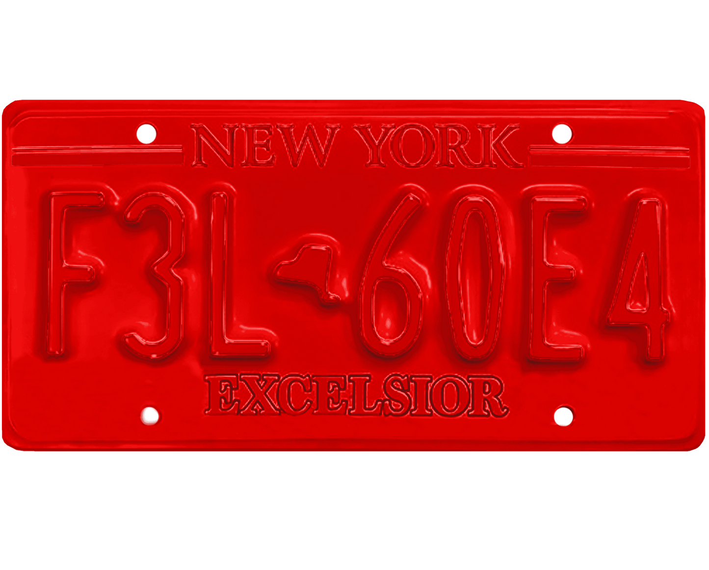 New York License Plate Wrap Kit | Excelsior