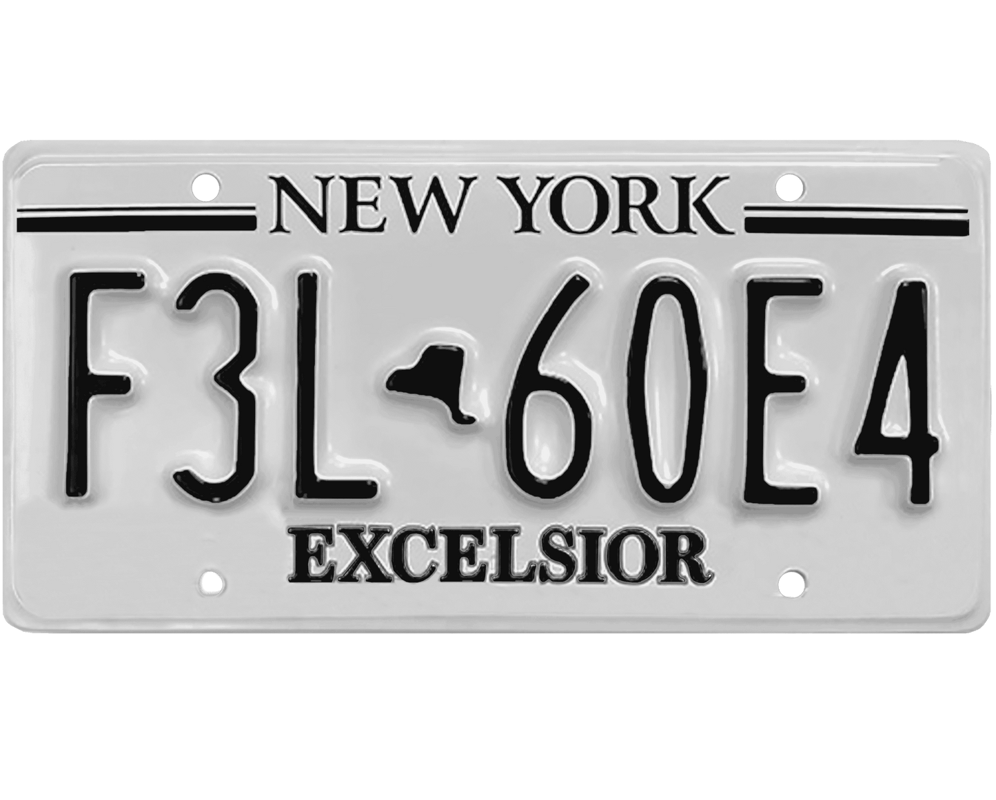 New York License Plate Wrap Kit | Excelsior