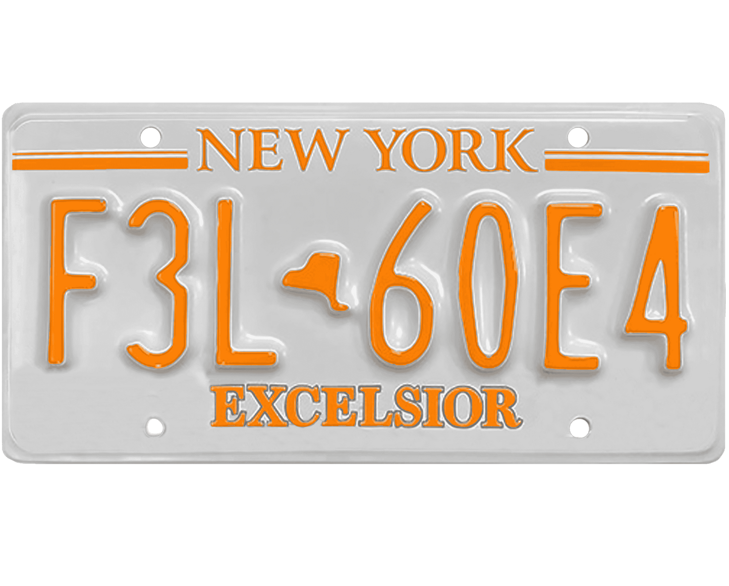 New York License Plate Wrap Kit | Excelsior