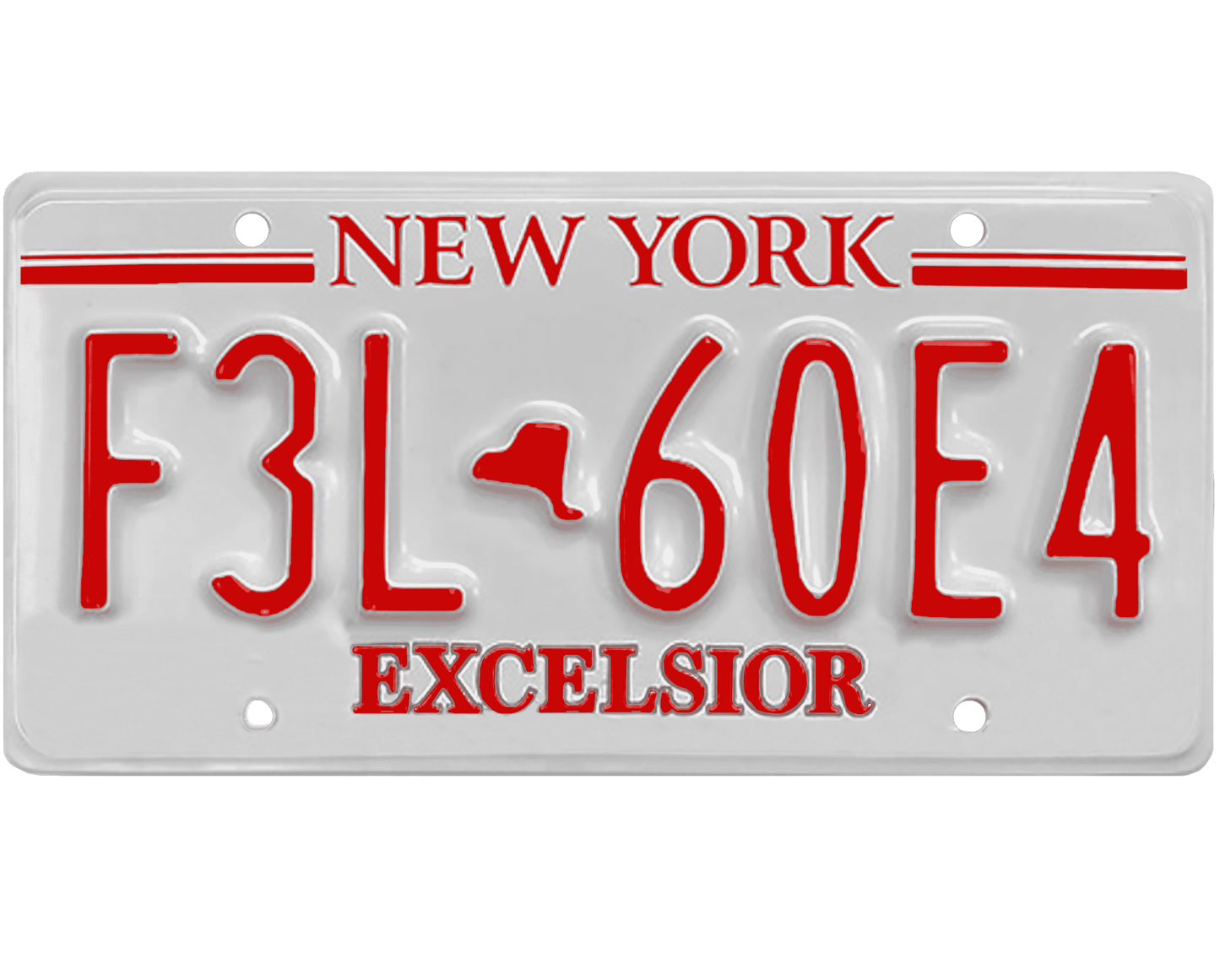 New York License Plate Wrap Kit | Excelsior