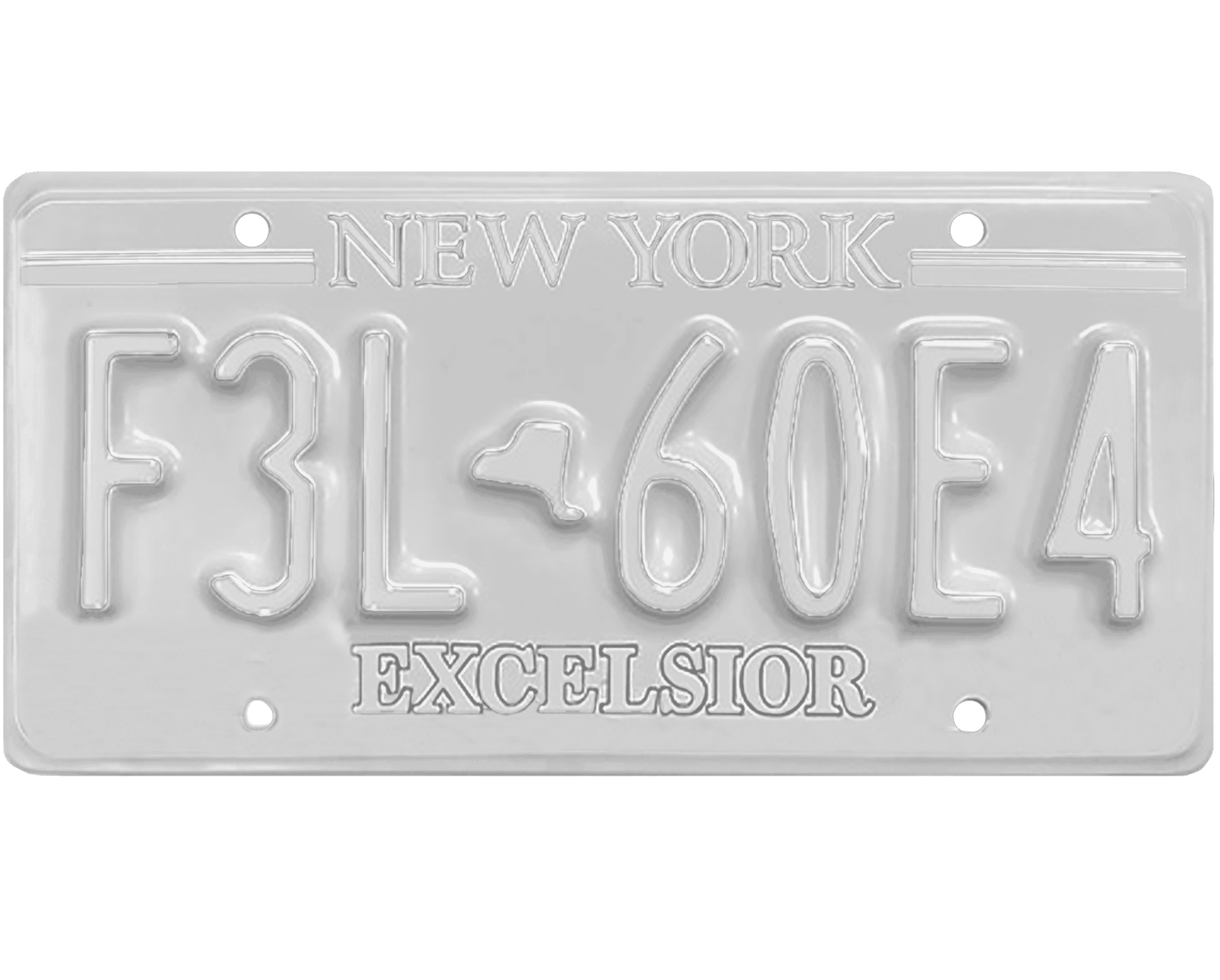 New York License Plate Wrap Kit | Excelsior