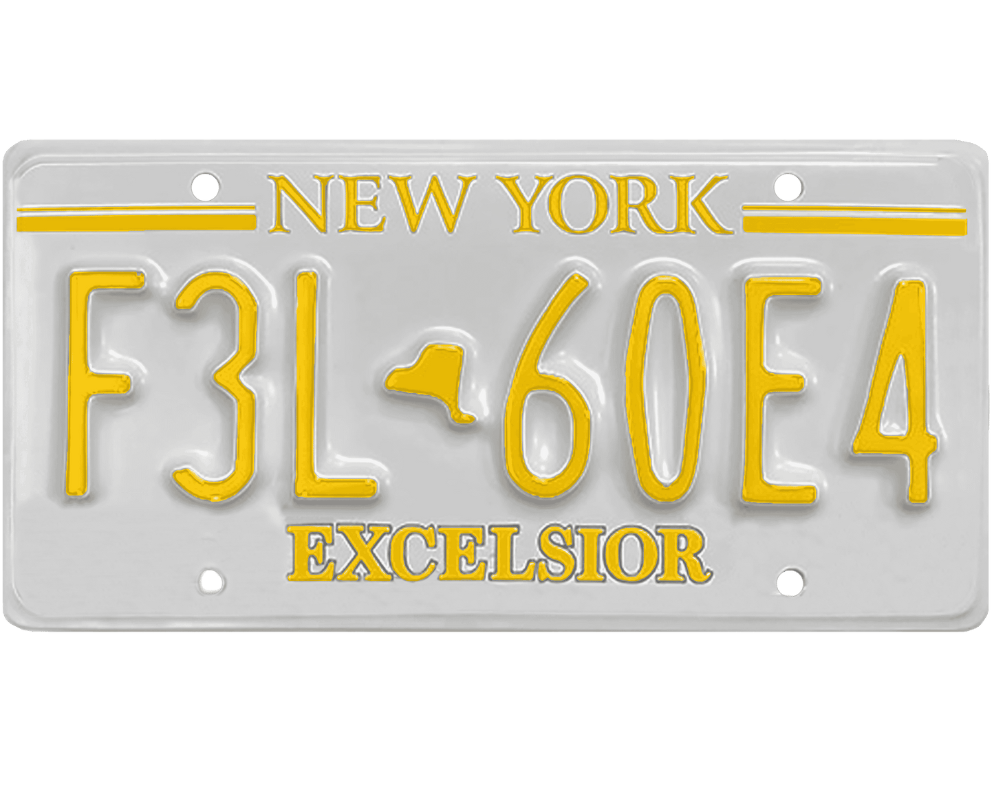 New York License Plate Wrap Kit | Excelsior