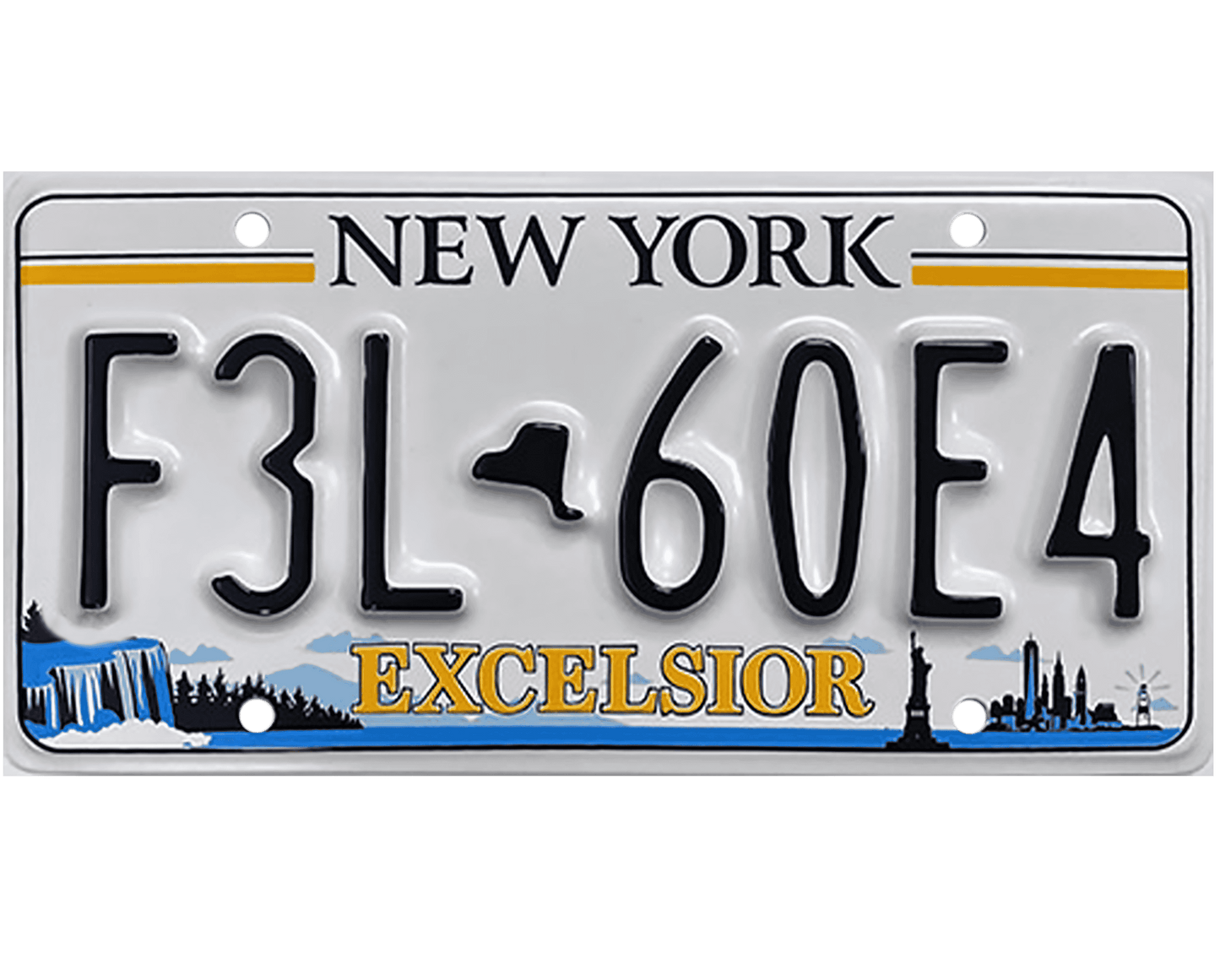 New York License Plate Wrap Kit | Excelsior